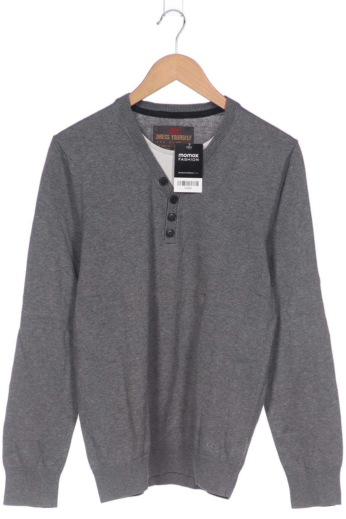 

QS by s.Oliver Herren Pullover, grau, Gr. 52