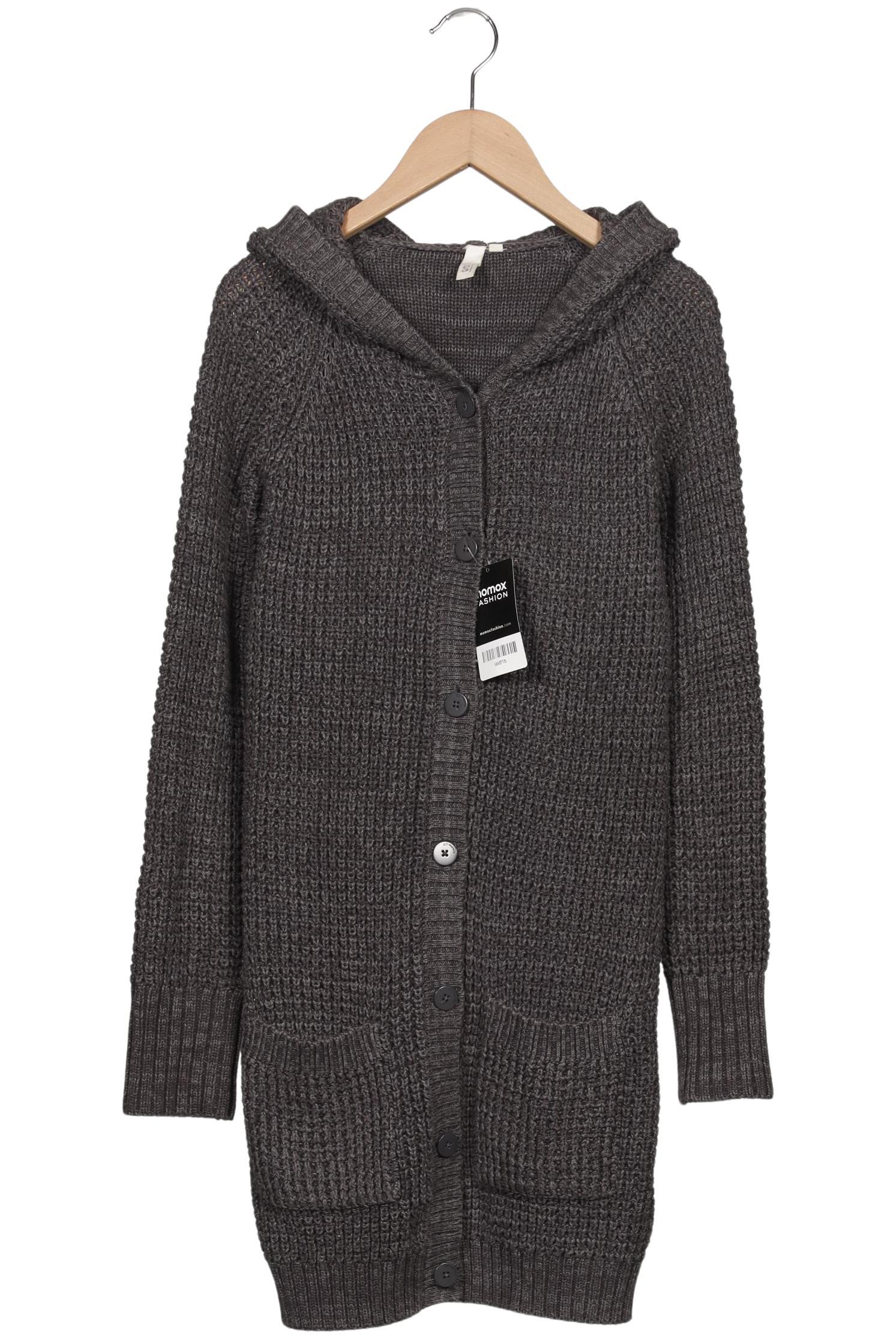 

QS by s.Oliver Damen Strickjacke, grau, Gr. 38