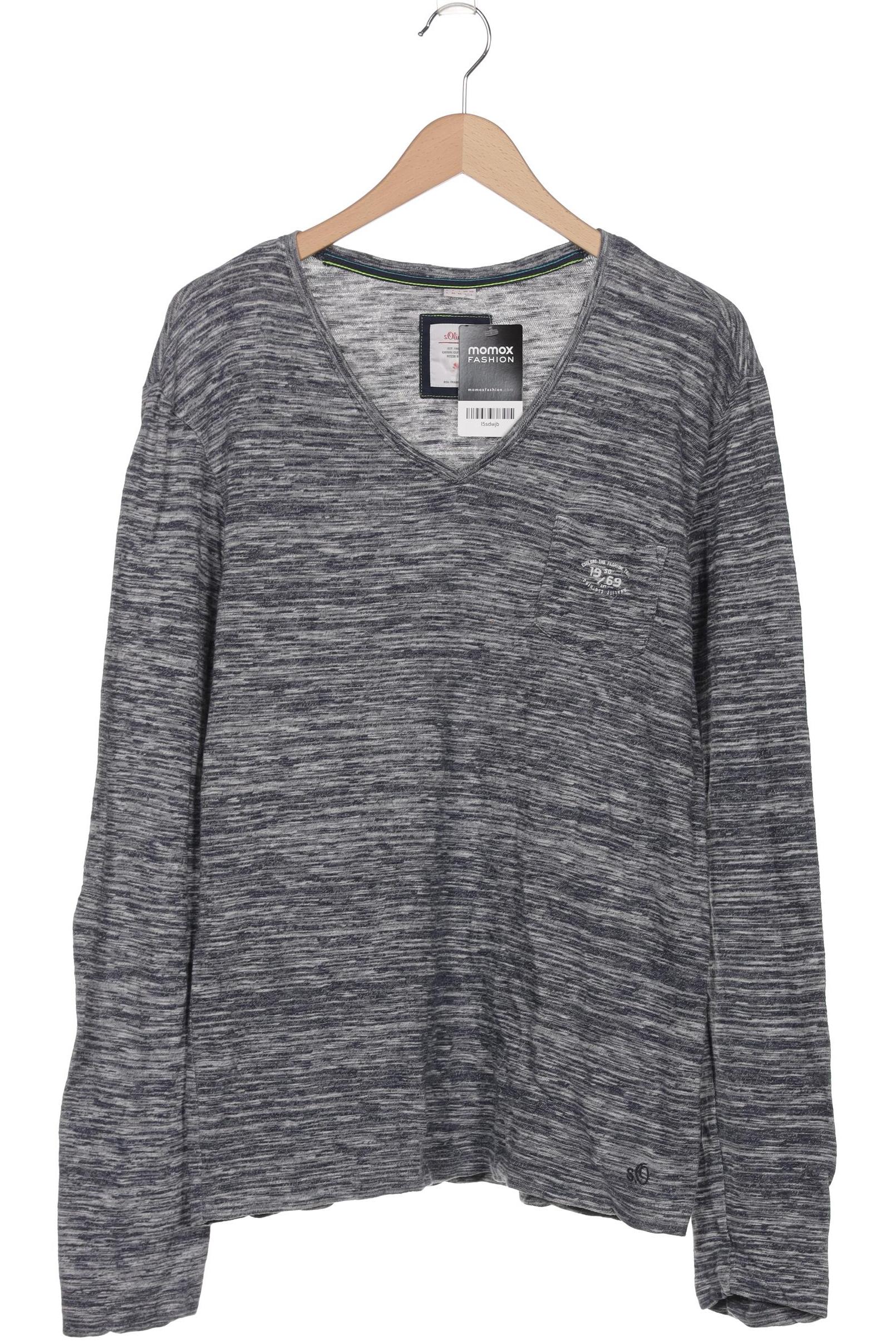 

QS by s.Oliver Herren Langarmshirt, grau, Gr. 52