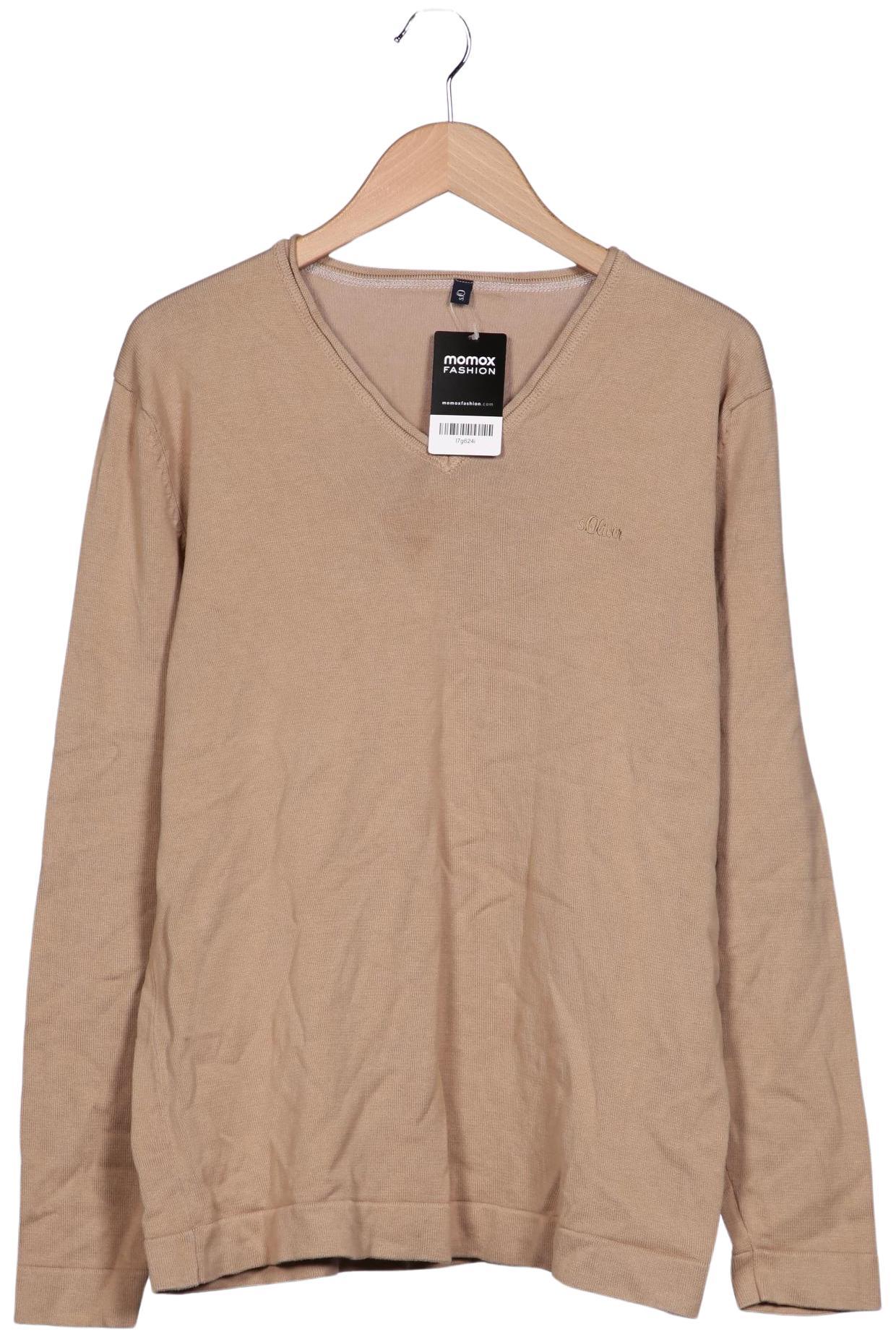 

QS by s.Oliver Herren Pullover, beige, Gr. 48