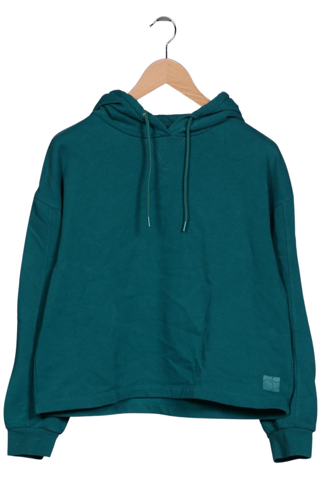 

QS by s.Oliver Damen Kapuzenpullover, türkis, Gr. 42