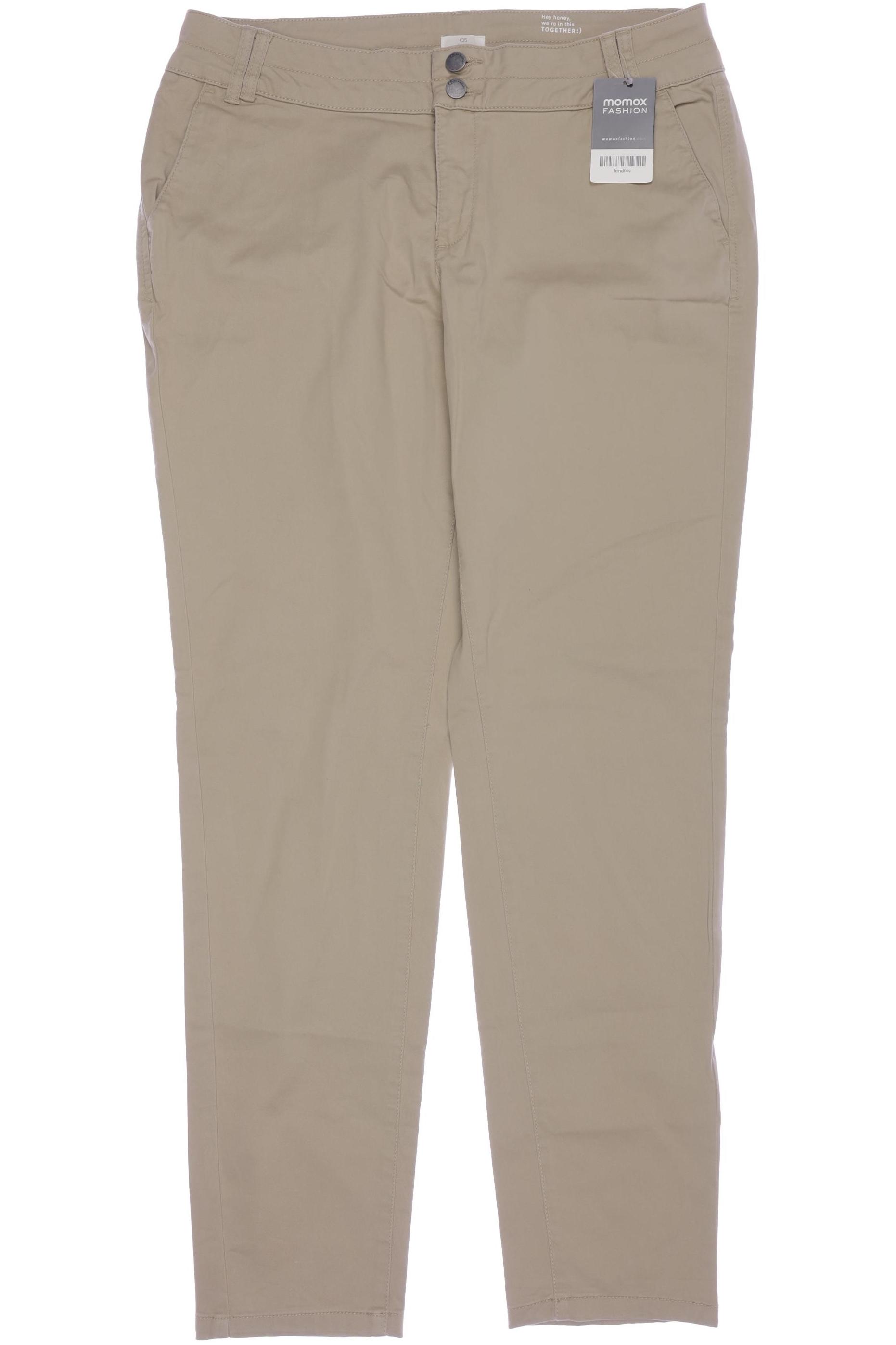 

QS by s.Oliver Damen Stoffhose, beige, Gr. 40