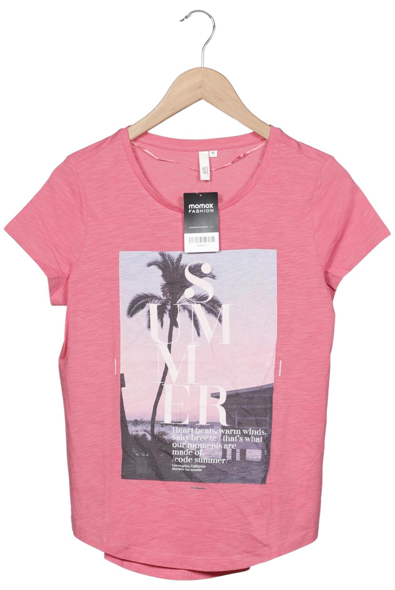 

QS by s.Oliver Damen T-Shirt, pink, Gr. 38