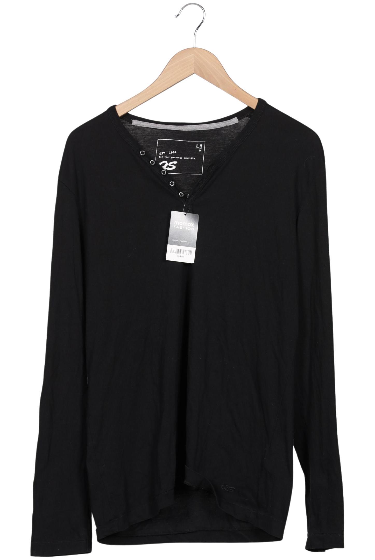 

QS by s.Oliver Herren Langarmshirt, schwarz, Gr. 52