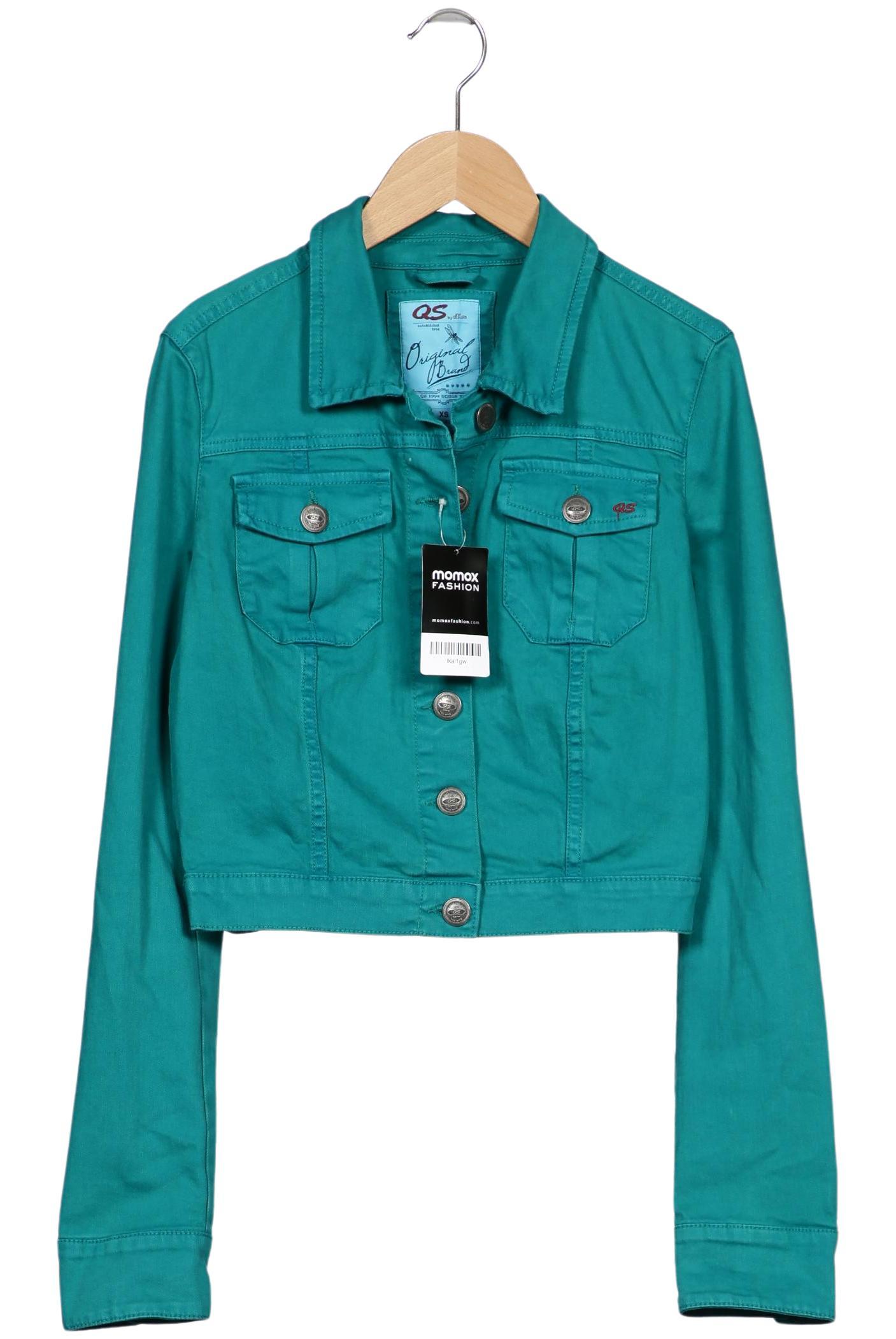 

QS by s.Oliver Damen Jacke, türkis, Gr. 34