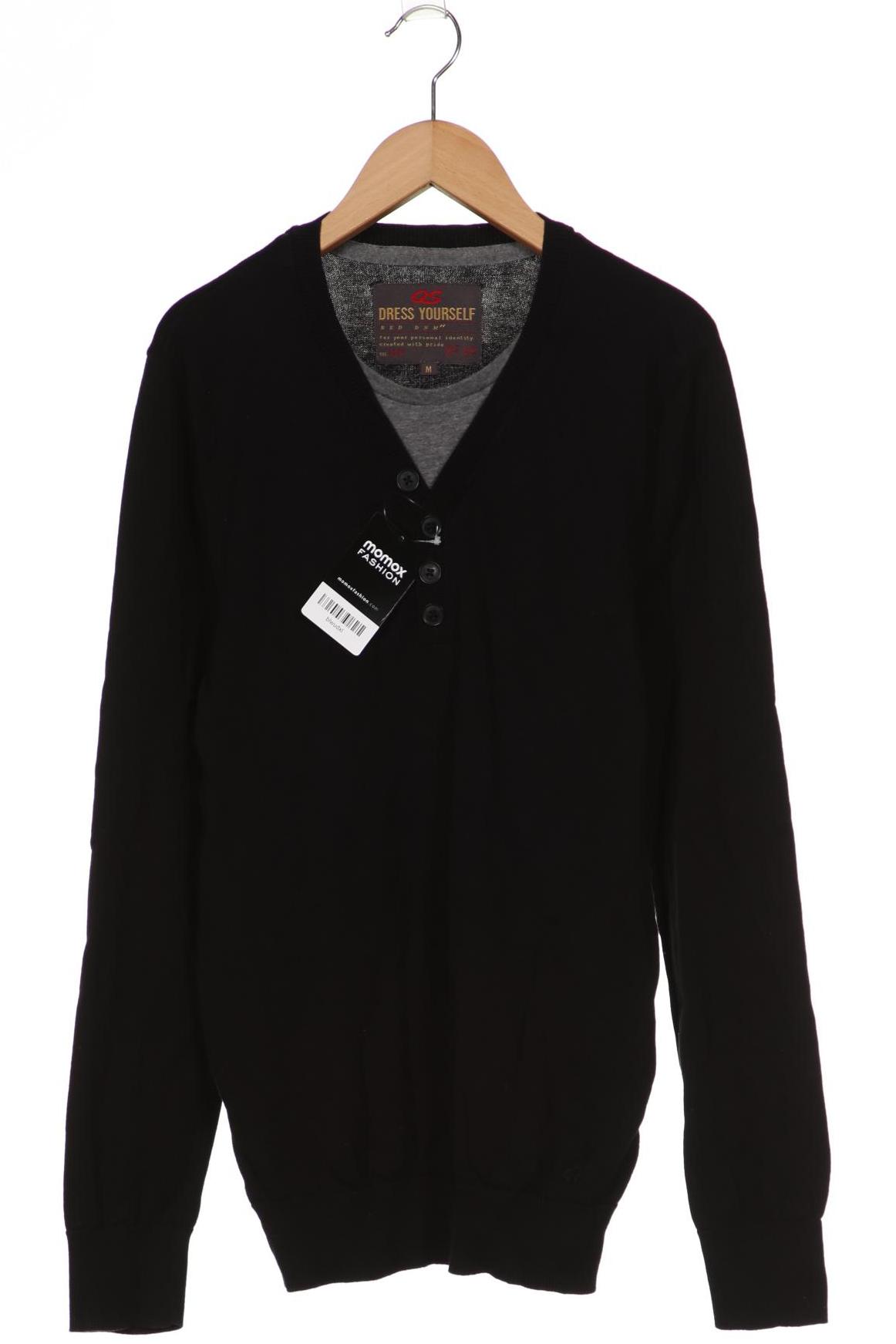 

QS by s.Oliver Herren Pullover, schwarz, Gr. 48