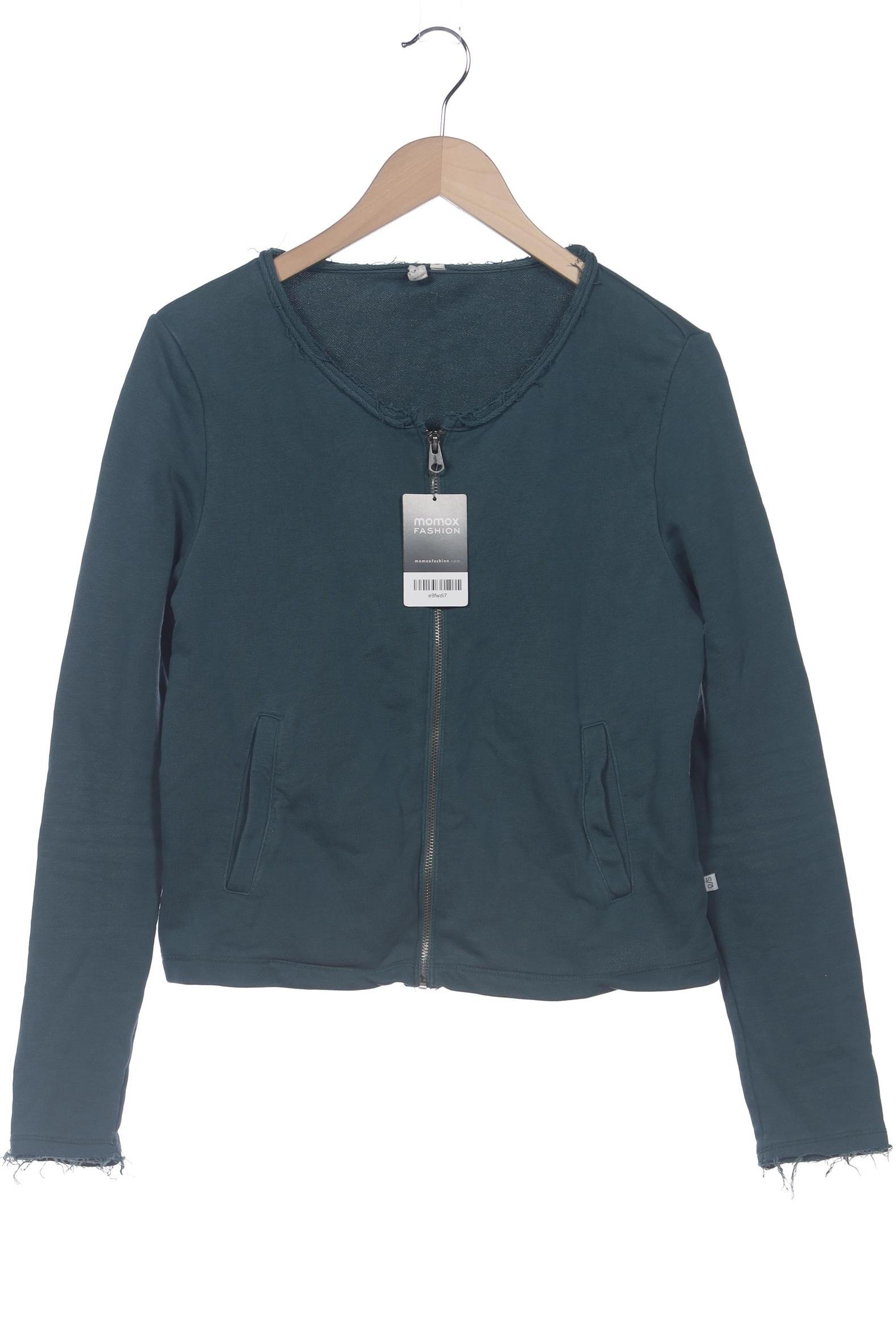 

QS by s.Oliver Damen Sweatshirt, türkis, Gr. 42