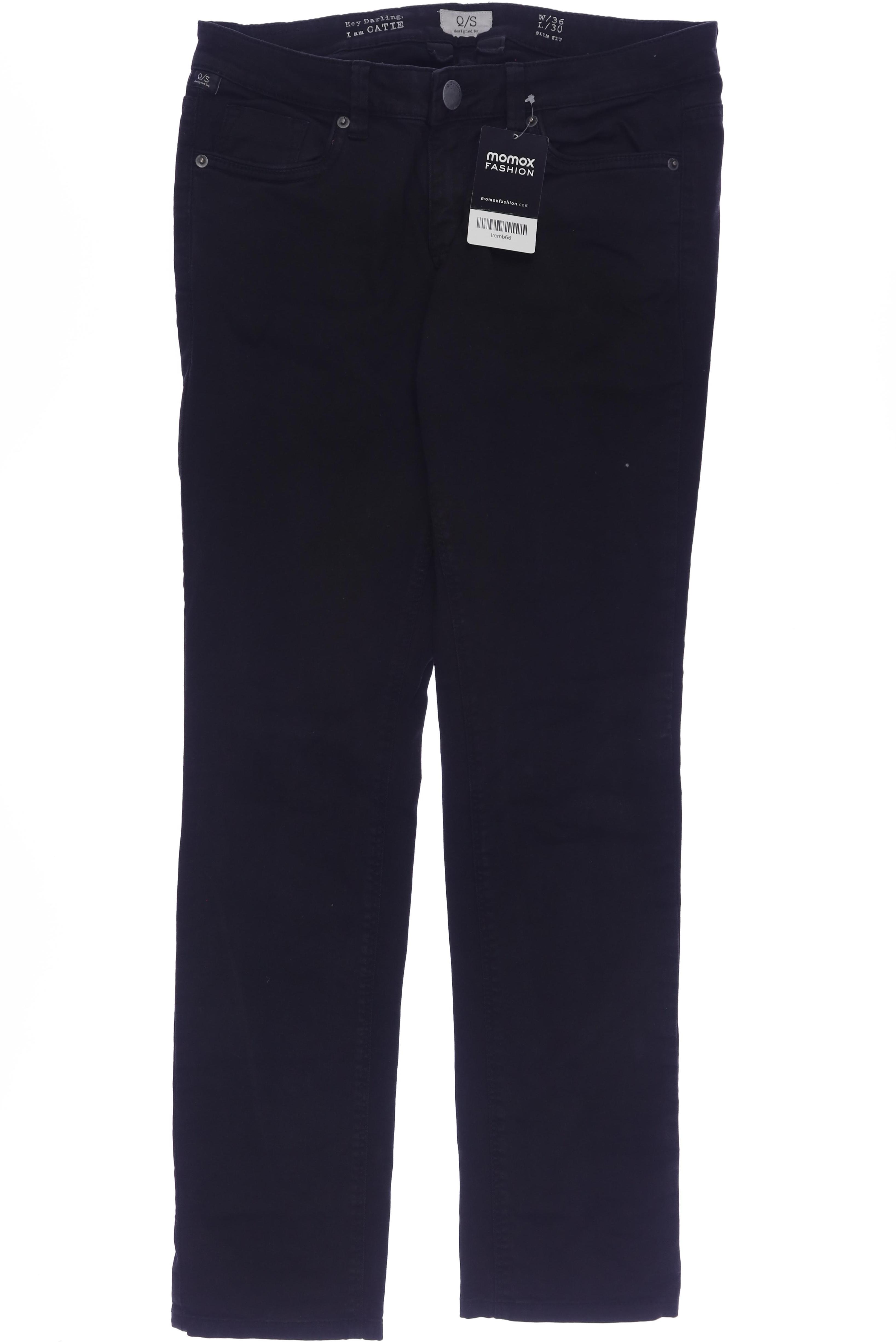 

QS by s.Oliver Damen Jeans, schwarz, Gr. 36