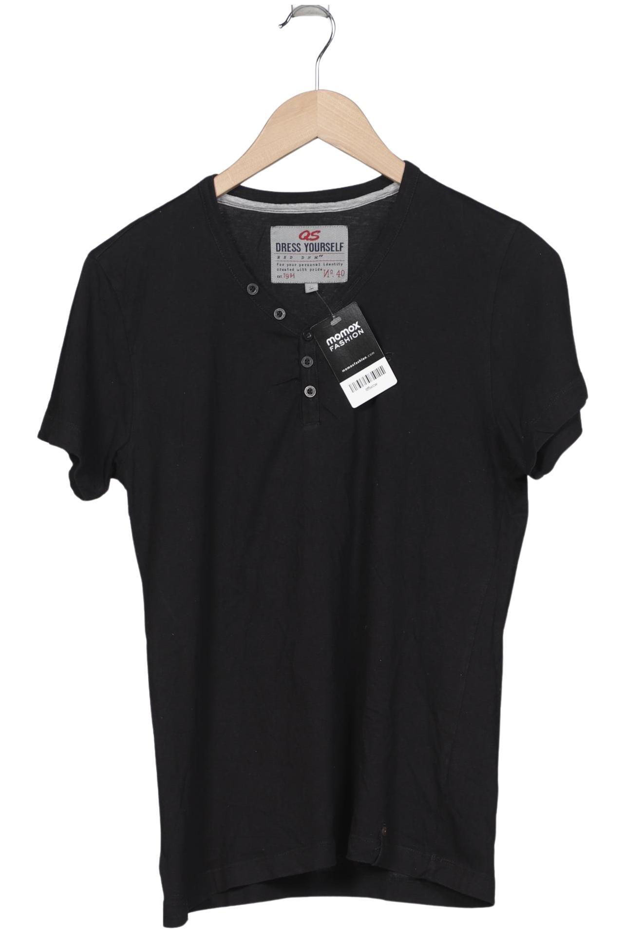 

QS by s.Oliver Herren T-Shirt, schwarz, Gr. 48