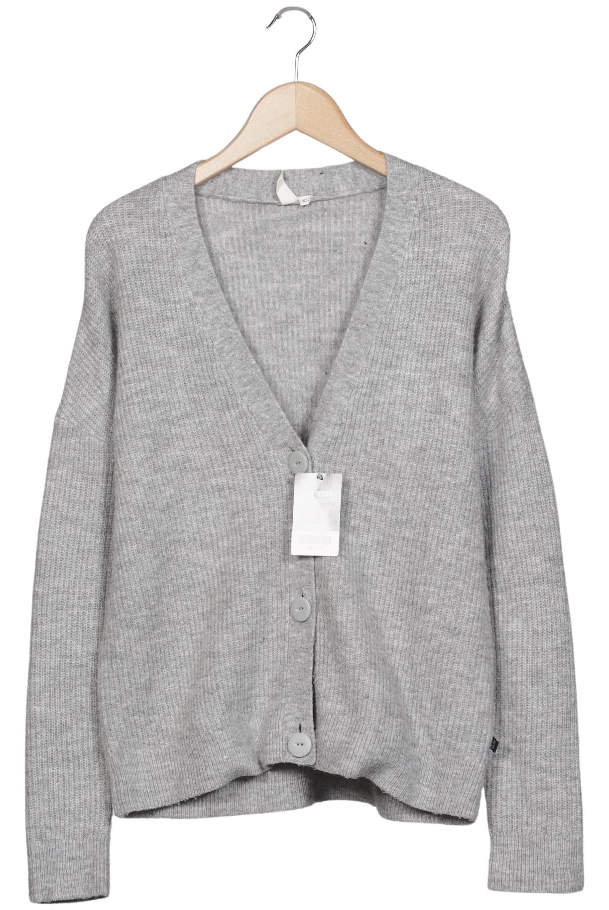 

QS by s.Oliver Damen Strickjacke, grau, Gr. 44