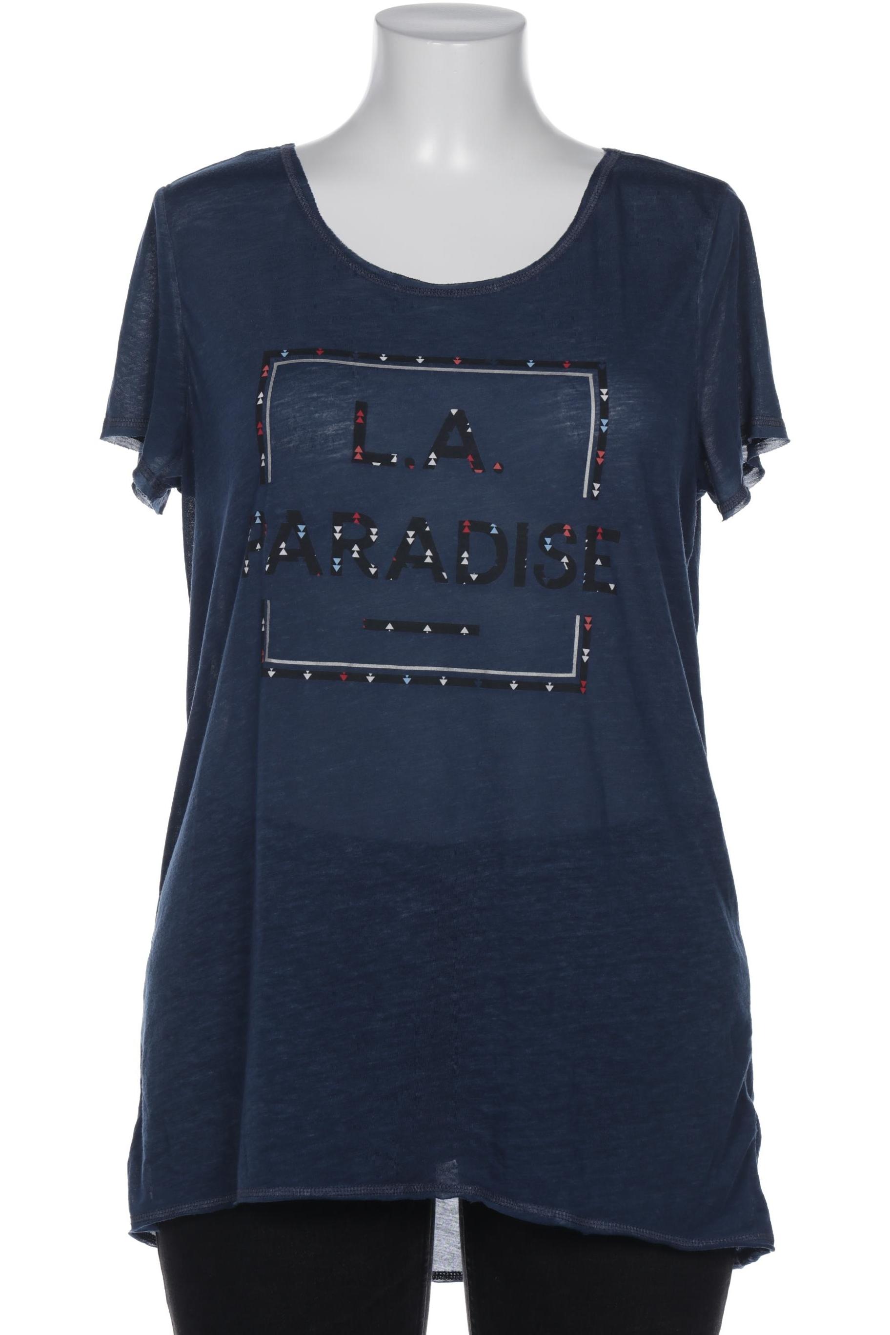 

QS by s.Oliver Damen T-Shirt, marineblau, Gr. 46