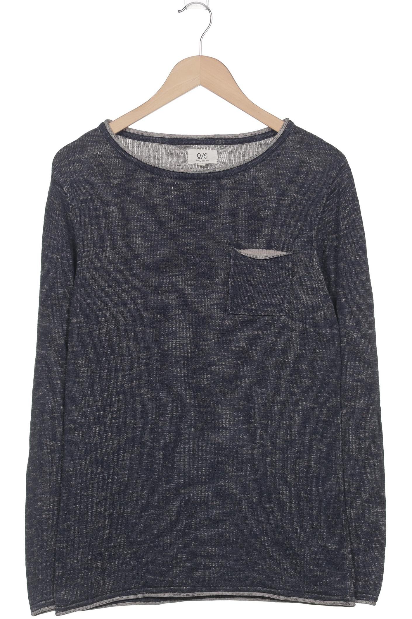 Thumbnail - QS by s.Oliver Herren Pullover, marineblau, Gr. 46