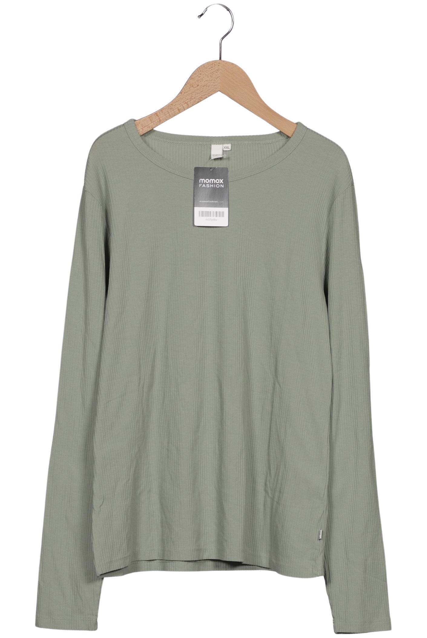 

QS by s.Oliver Damen Langarmshirt, grün, Gr. 46