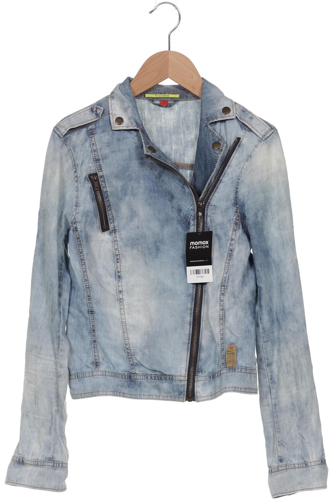 

QS by s.Oliver Damen Jacke, blau, Gr. 34