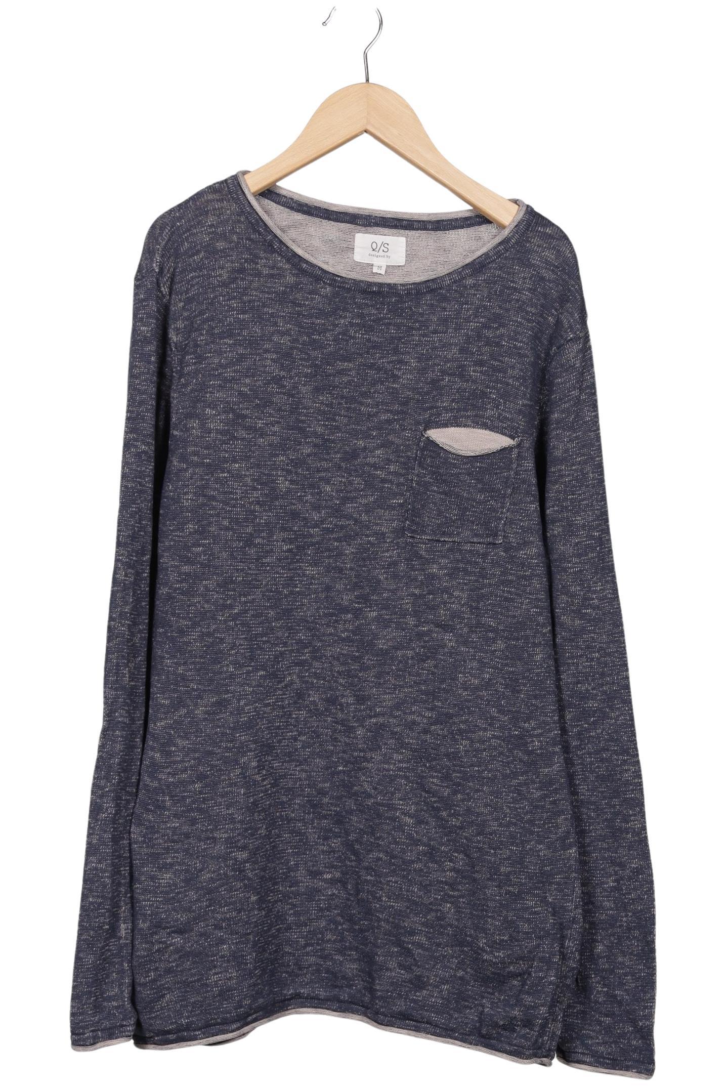 

QS by s.Oliver Herren Pullover, marineblau, Gr. 48
