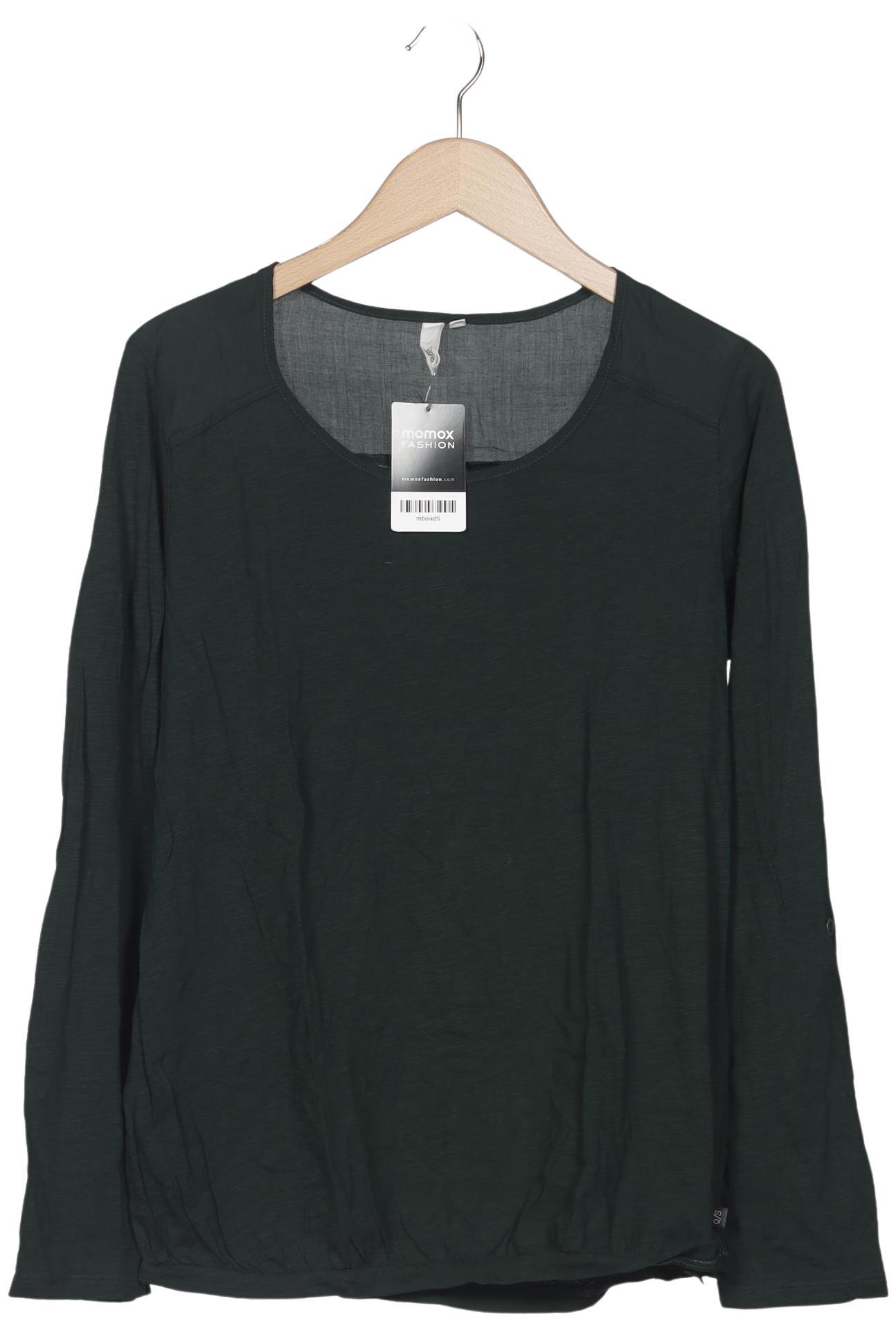 

QS by s.Oliver Damen Langarmshirt, grün, Gr. 44