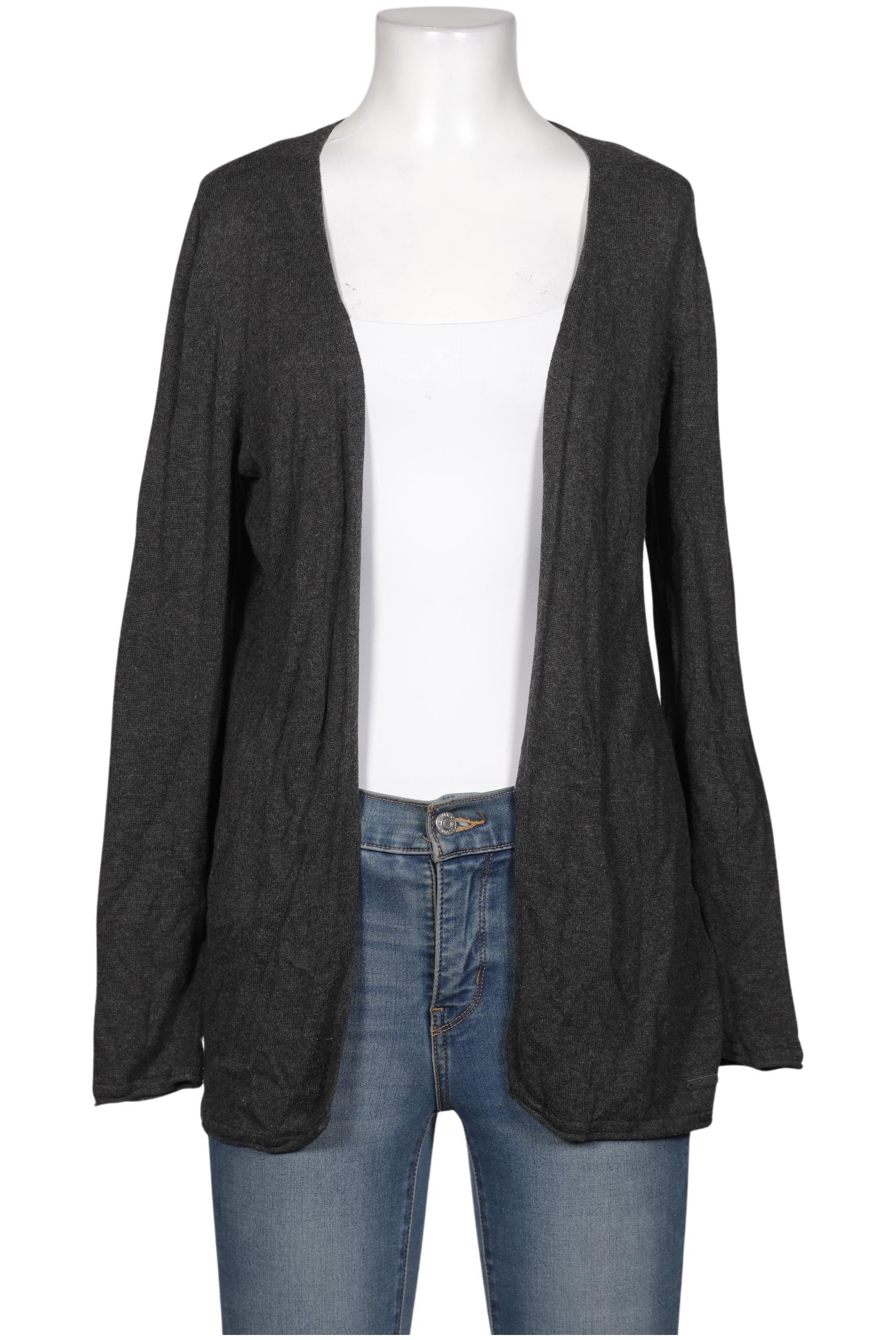 

QS by s.Oliver Damen Strickjacke, grau, Gr. 34