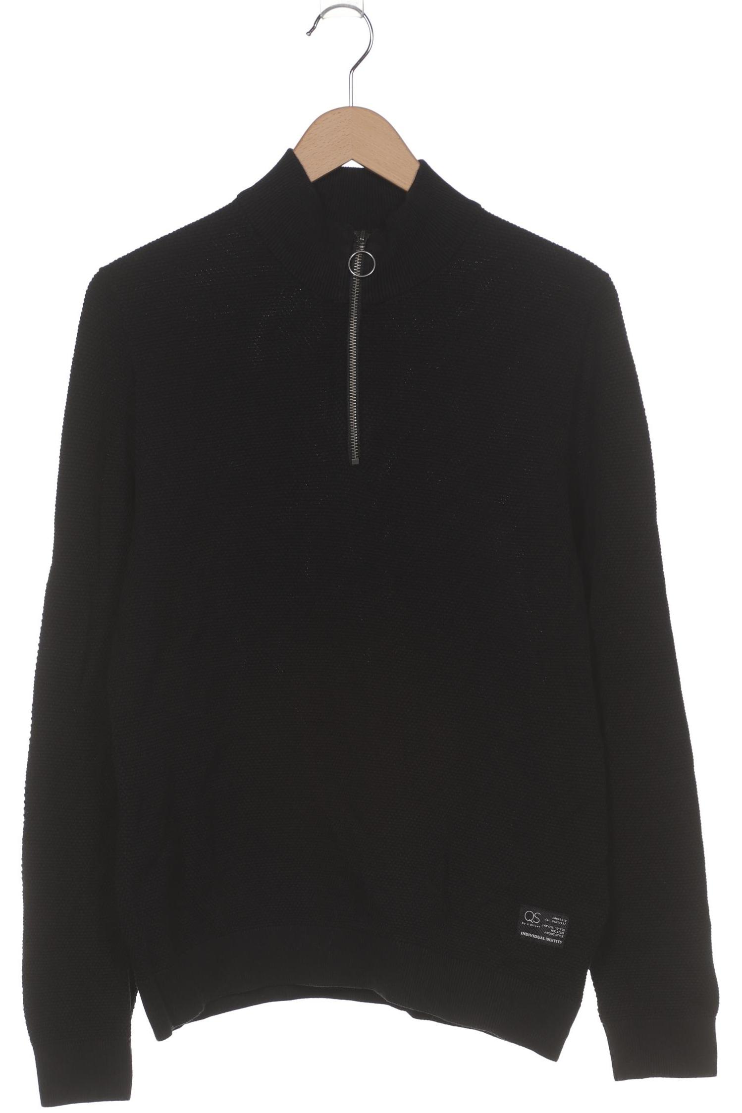 

QS by s.Oliver Herren Pullover, schwarz, Gr. 48