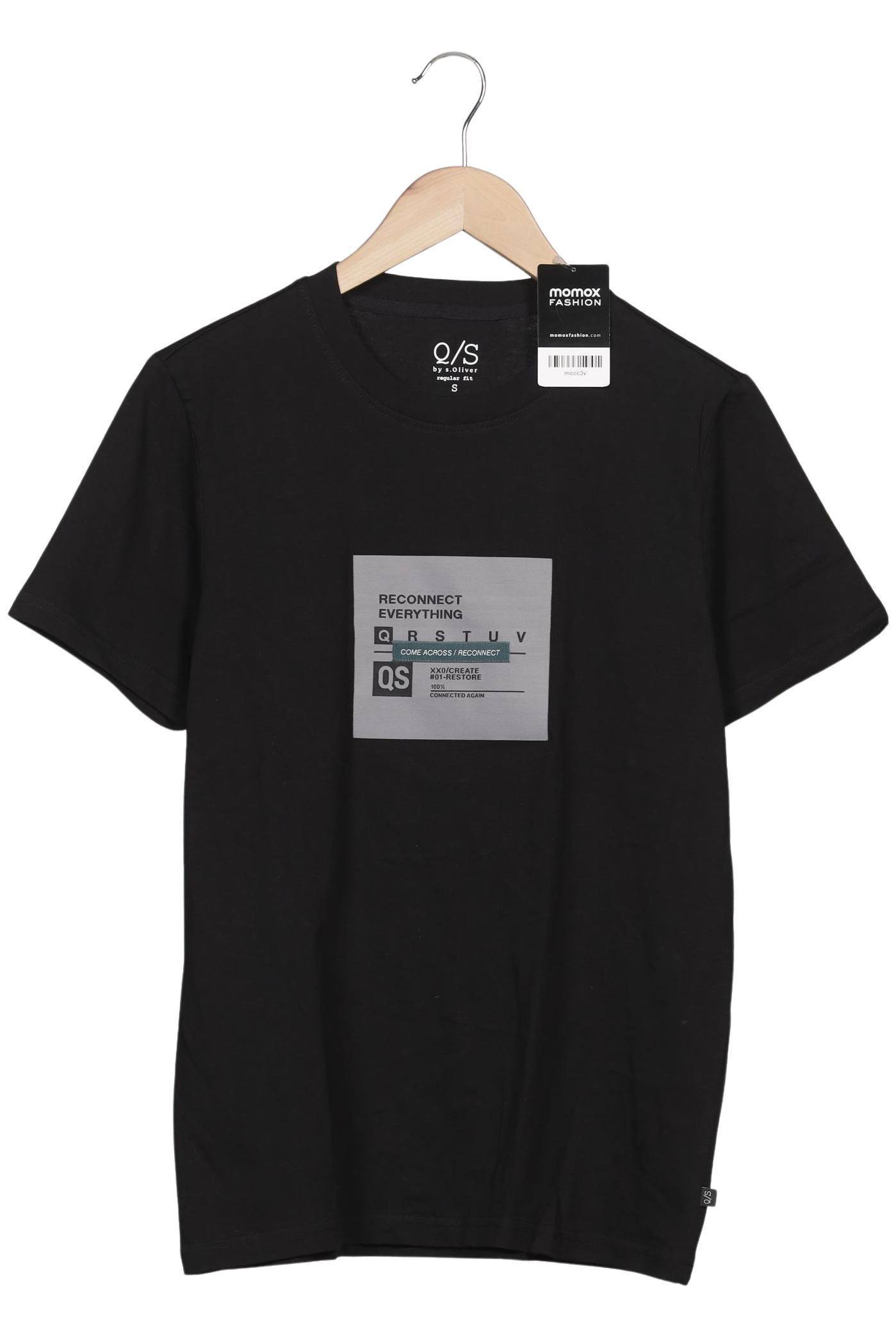 

QS by s.Oliver Herren T-Shirt, schwarz, Gr. 46