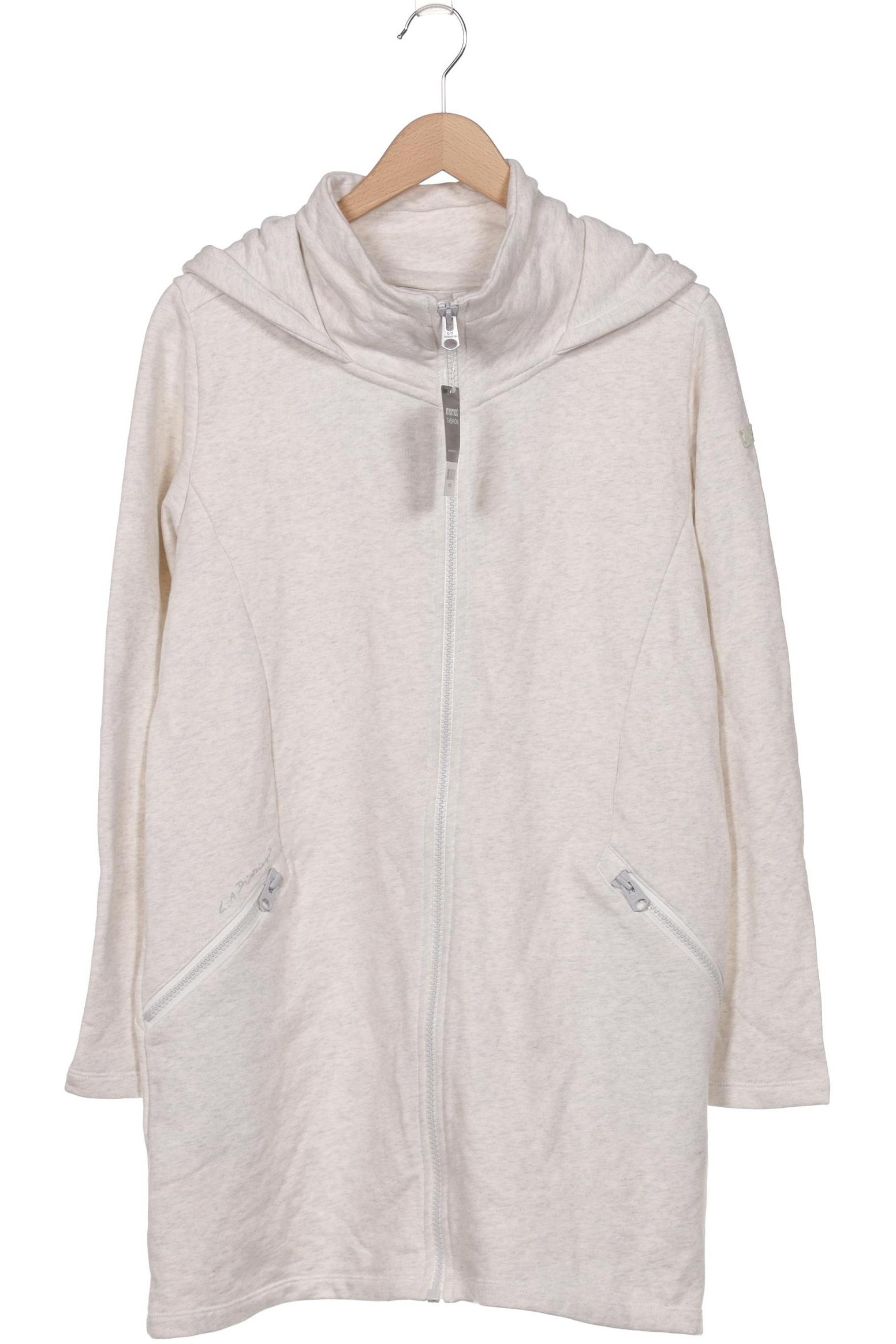 

QS by s.Oliver Damen Kapuzenpullover, cremeweiß, Gr. 44