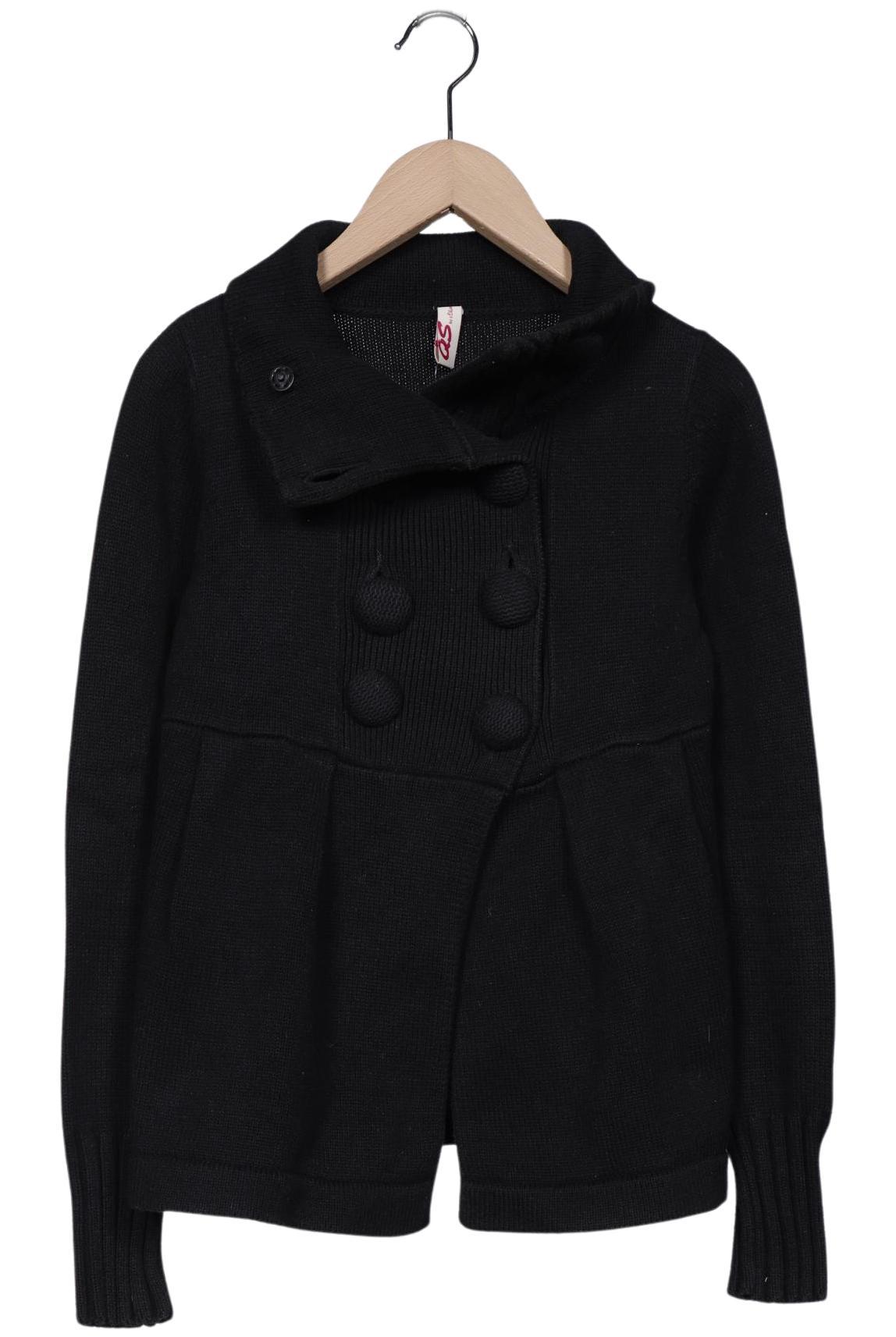 

QS by s.Oliver Damen Strickjacke, schwarz, Gr. 34