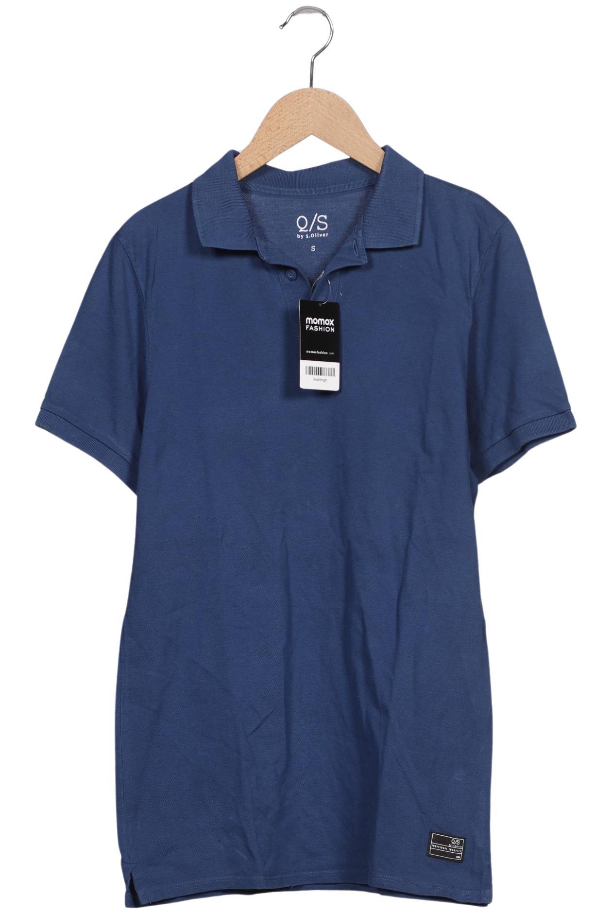 

QS by s.Oliver Herren Poloshirt, blau, Gr. 46