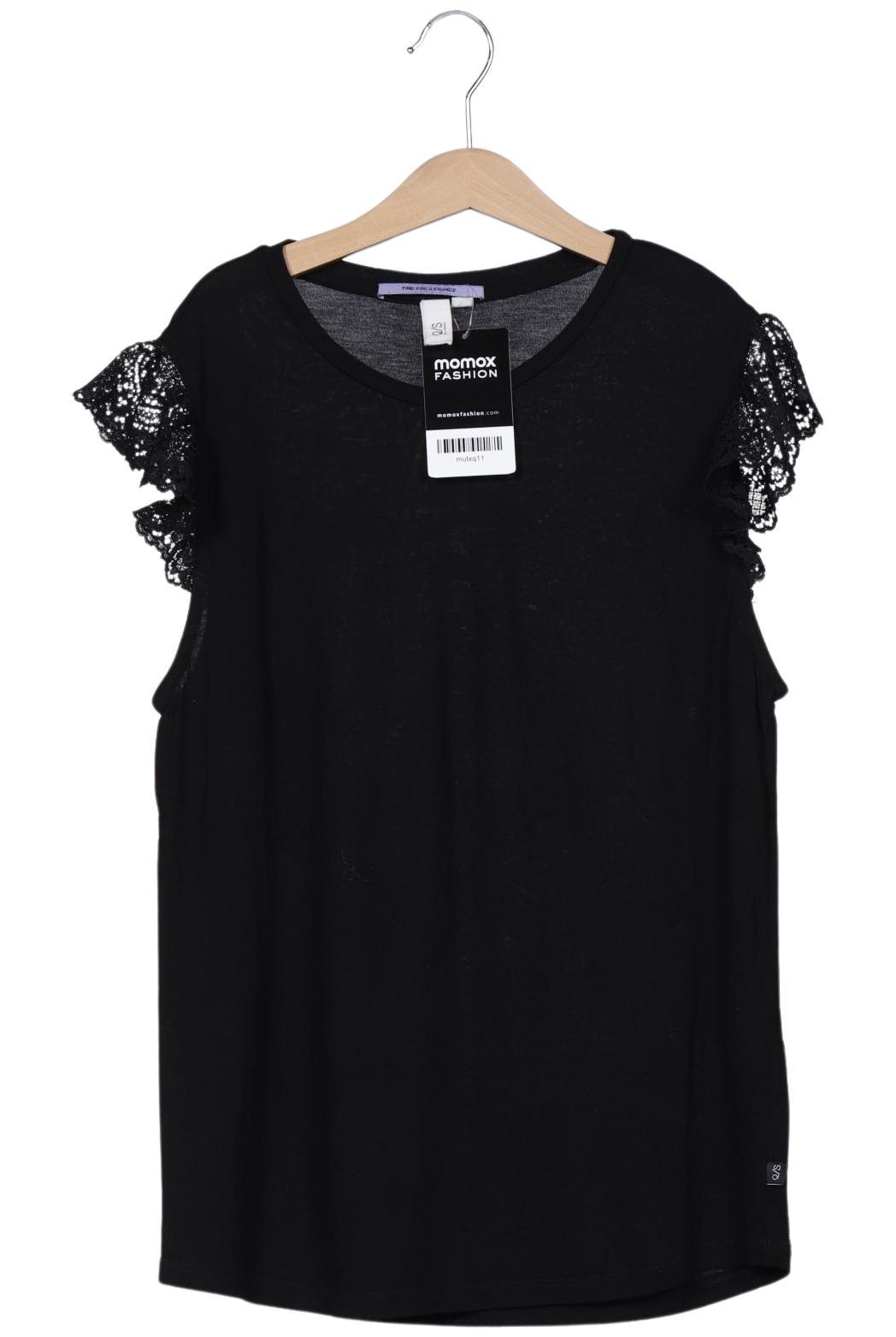 

QS by s.Oliver Damen T-Shirt, schwarz, Gr. 34