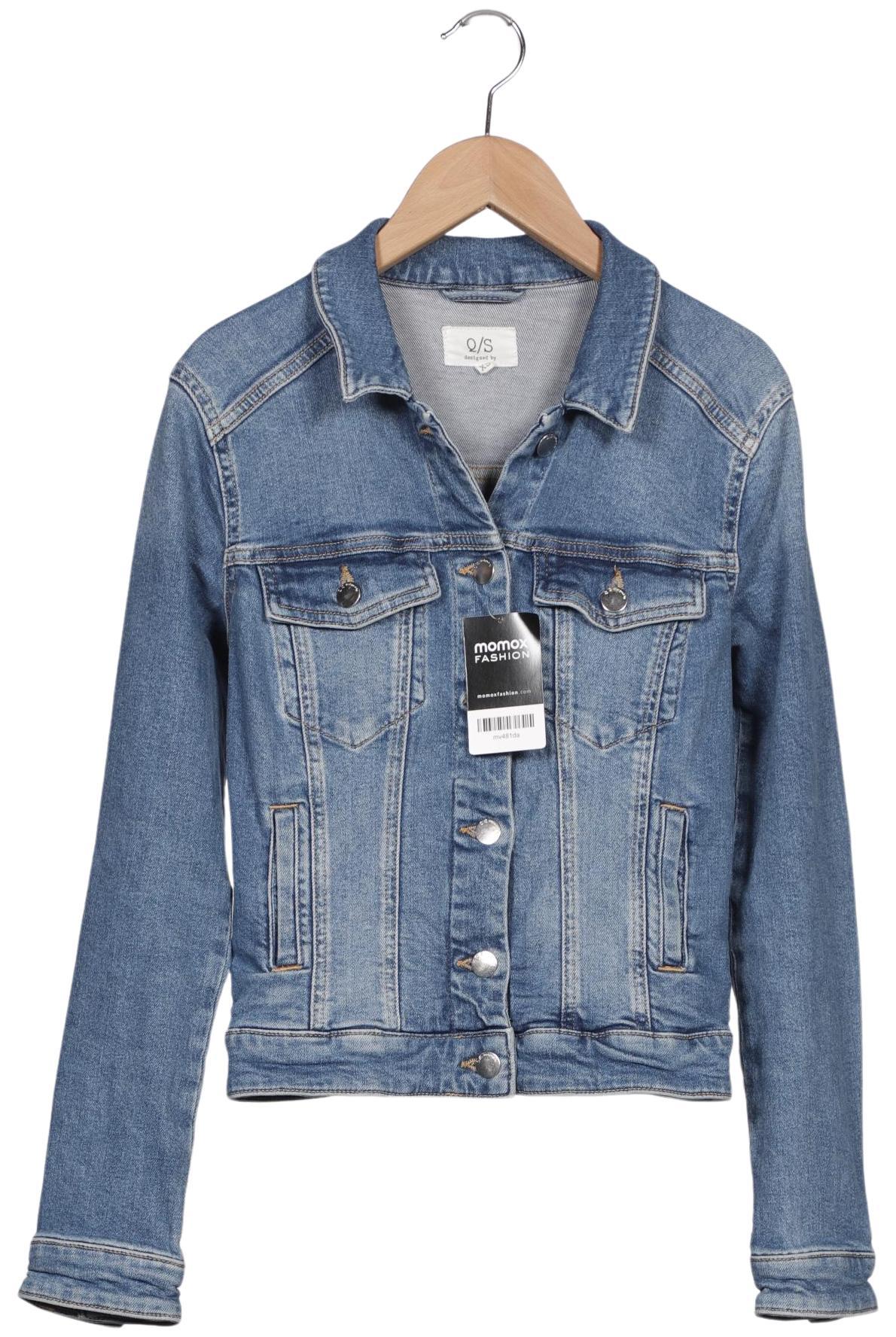 

QS by s.Oliver Damen Jacke, blau, Gr. 34