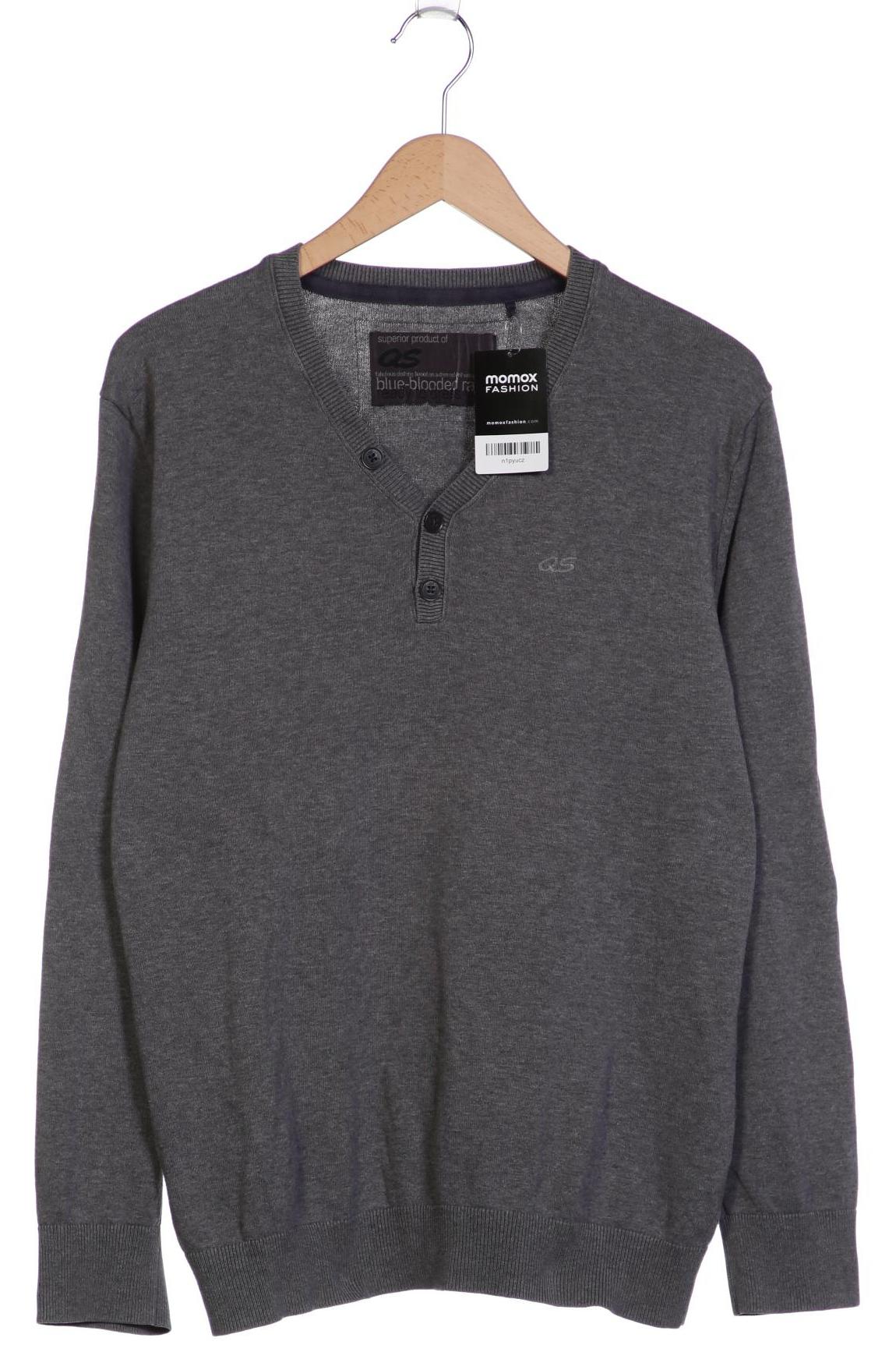 

QS by s.Oliver Herren Pullover, grau, Gr. 56