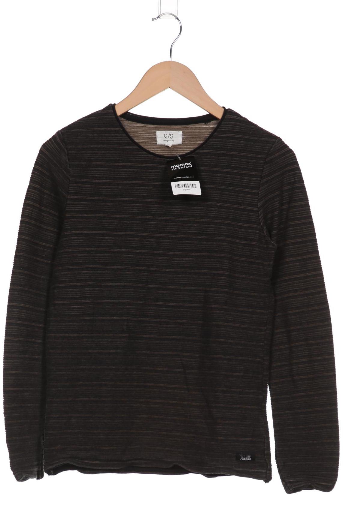 

QS by s.Oliver Herren Langarmshirt, schwarz, Gr. 46