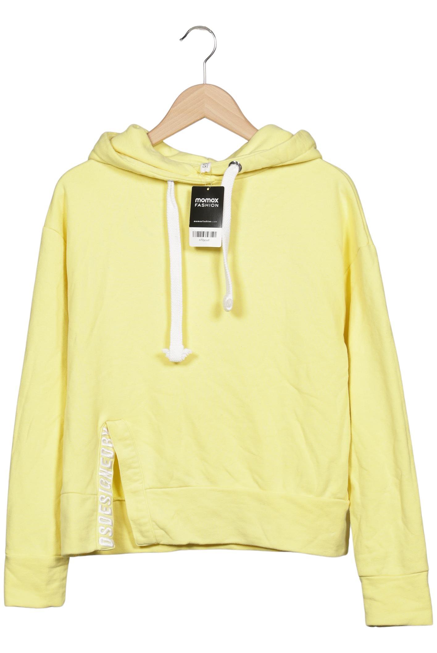 

QS by s.Oliver Damen Kapuzenpullover, gelb, Gr. 34