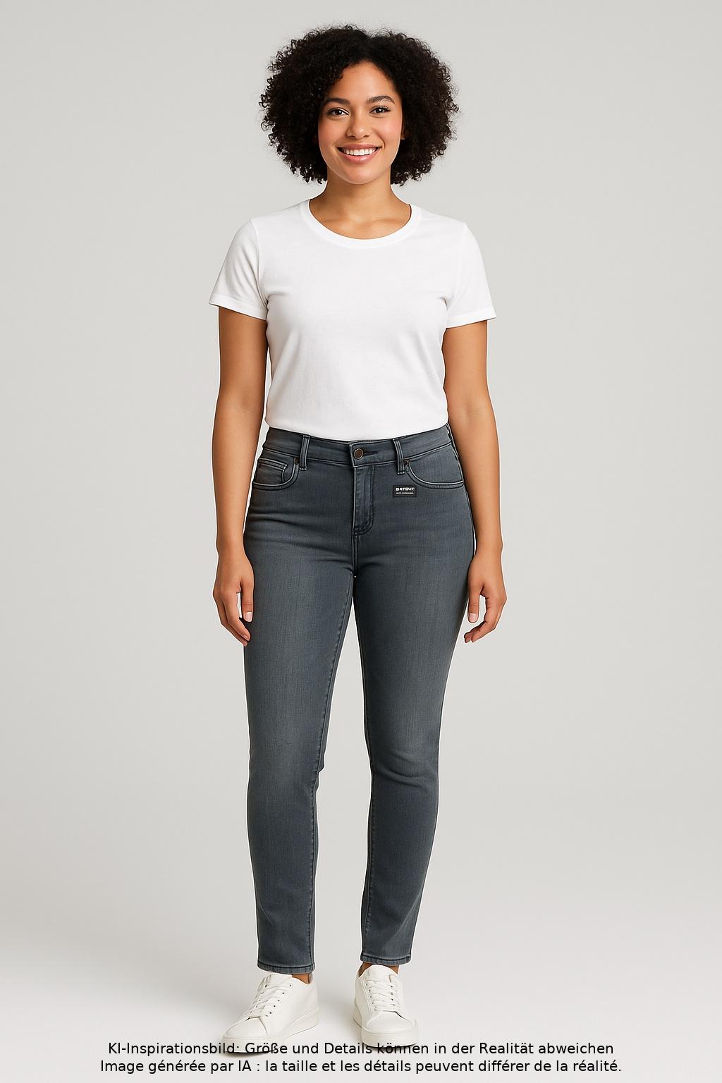 

QS by s.Oliver Damen Jeans, grau, Gr. 36