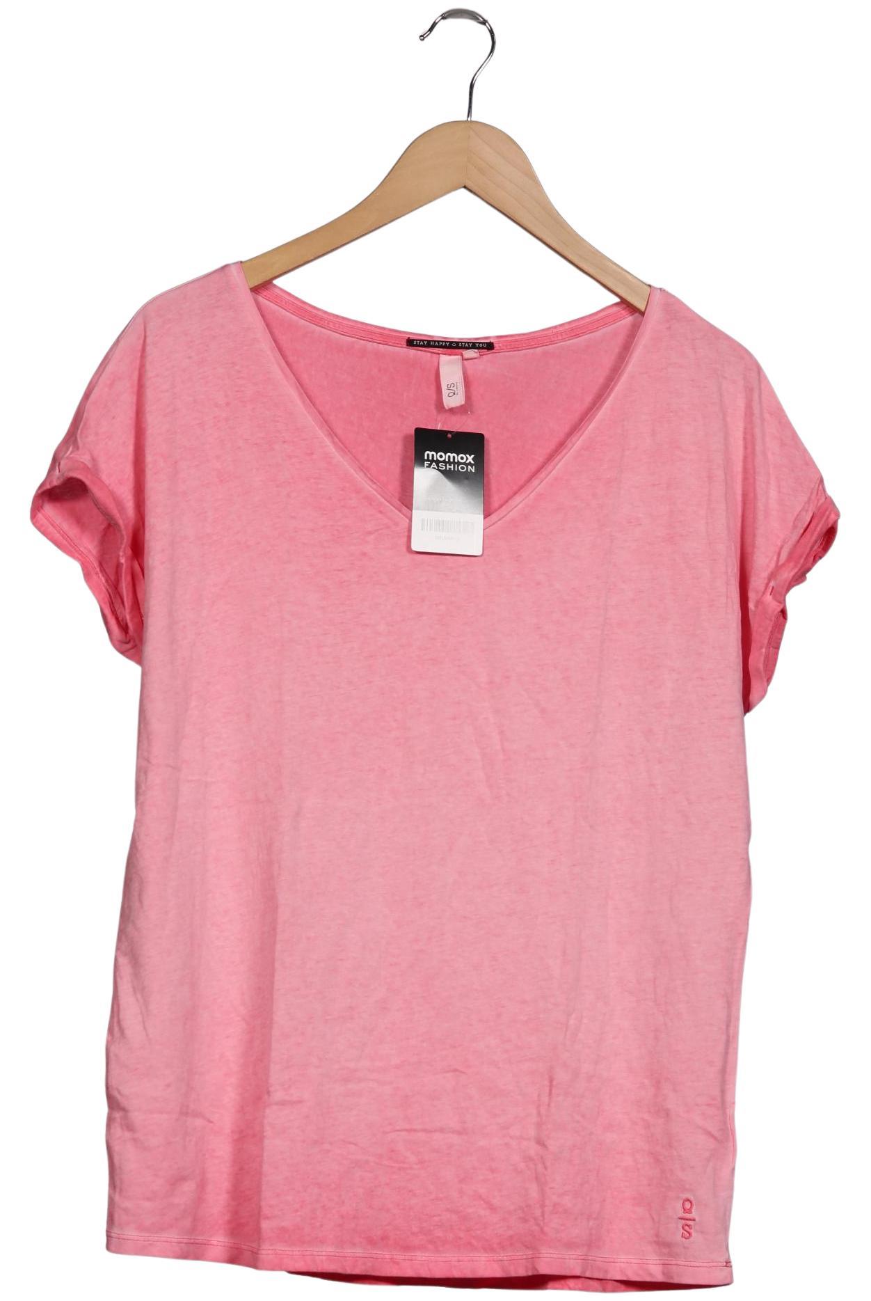 

QS by s.Oliver Damen T-Shirt, pink, Gr. 42