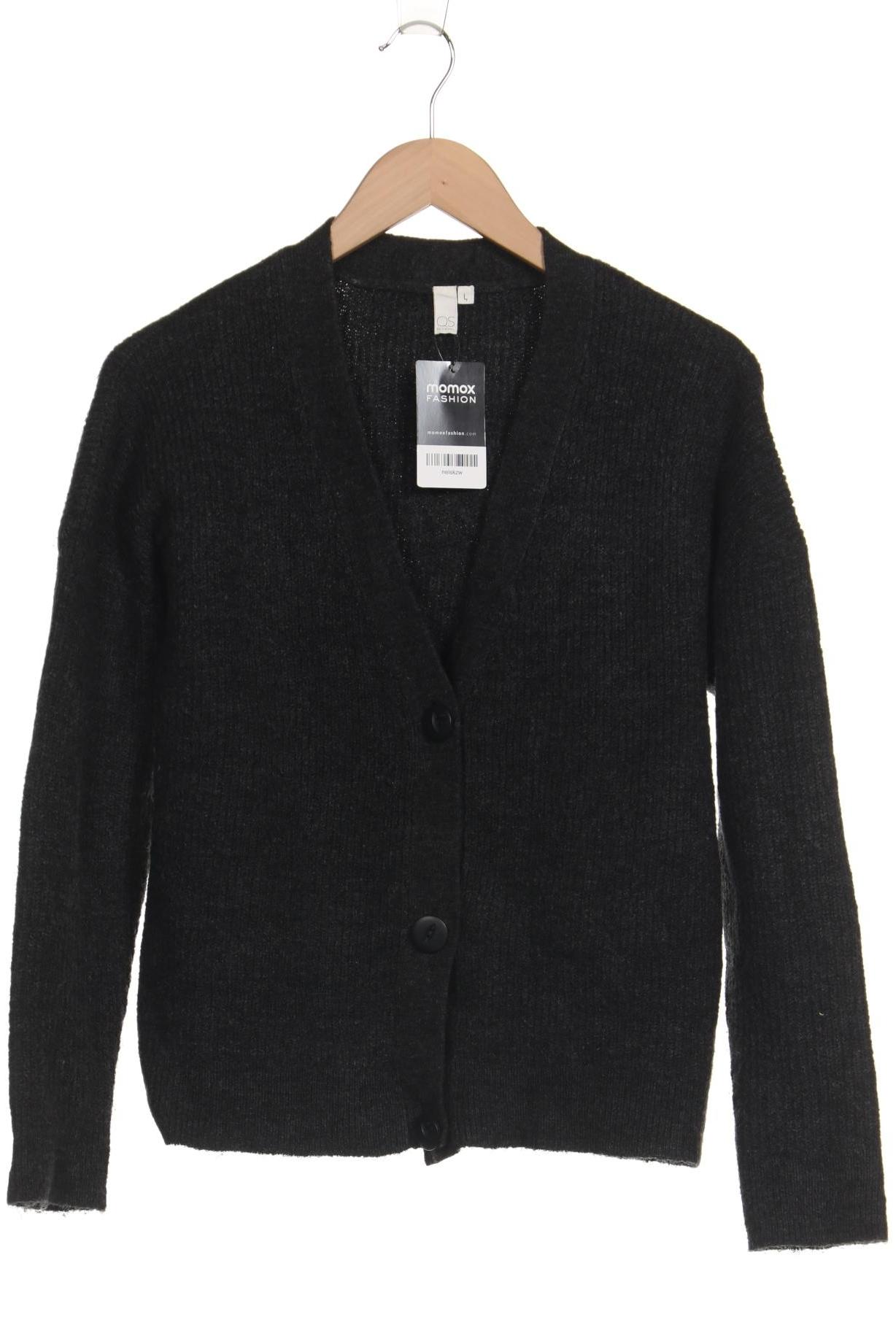 

QS by s.Oliver Damen Strickjacke, schwarz, Gr. 42