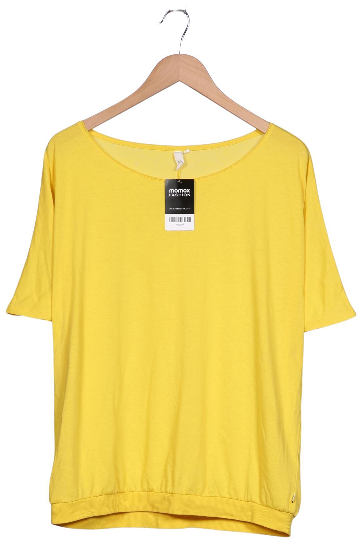 

QS by s.Oliver Damen T-Shirt, gelb, Gr. 44