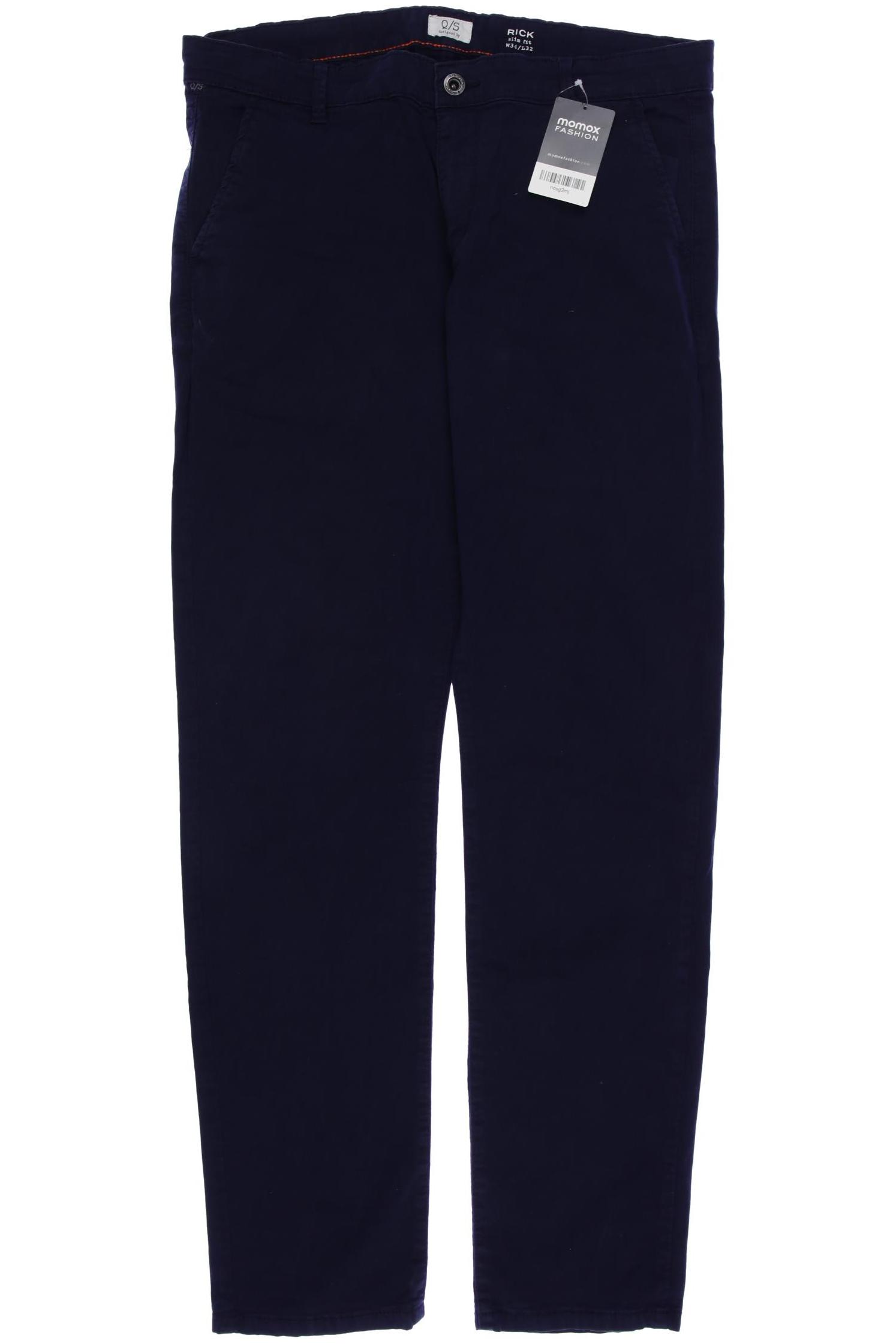 

QS by s.Oliver Herren Stoffhose, marineblau, Gr. 34