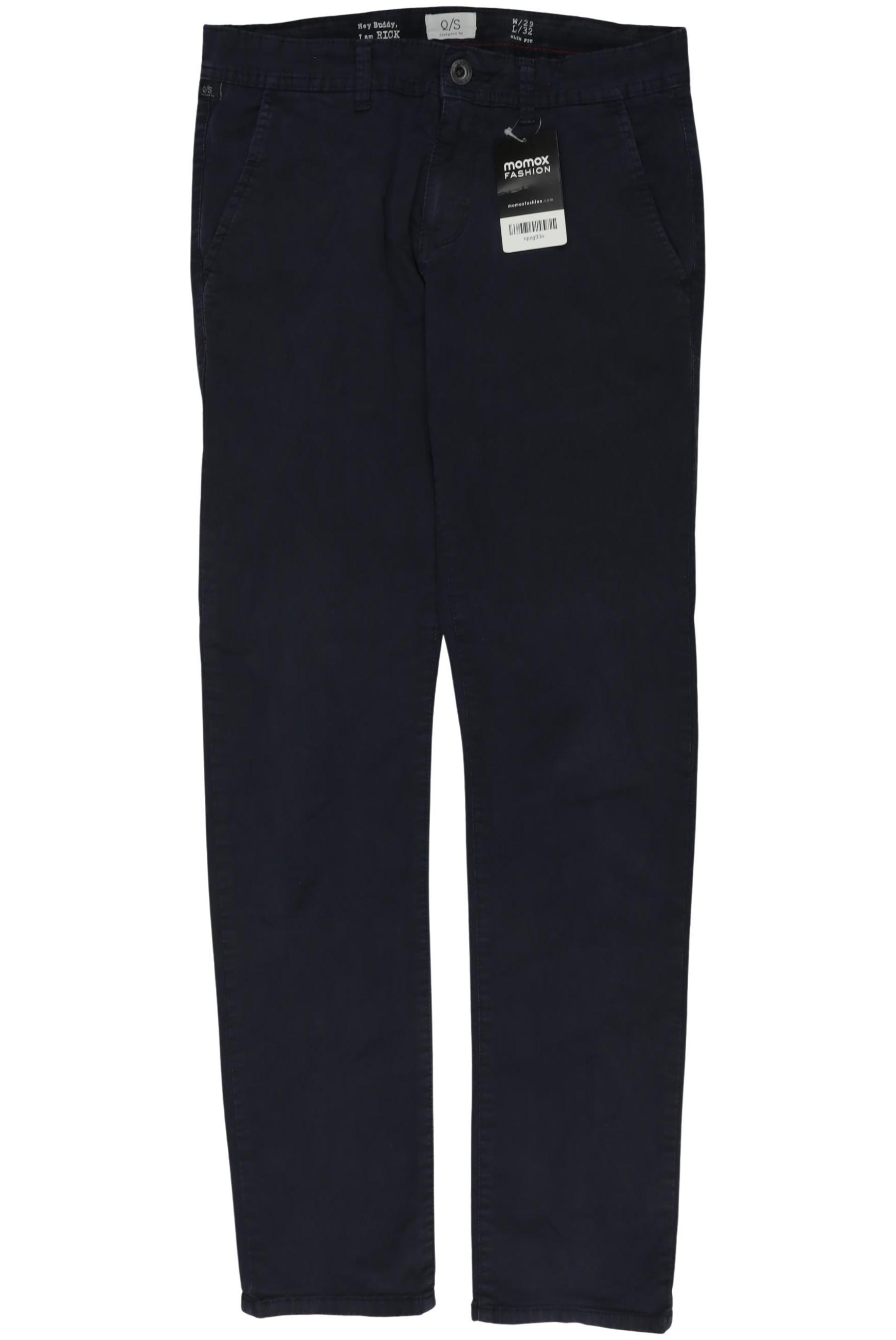 

QS by s.Oliver Herren Stoffhose, marineblau, Gr. 29