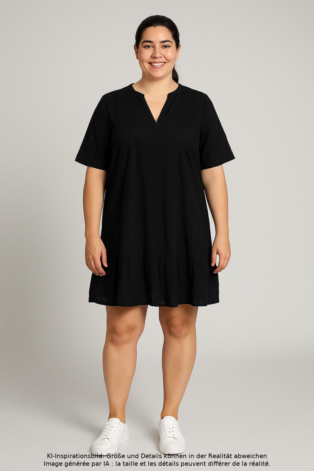 

QS by s.Oliver Damen Kleid, schwarz, Gr. 44