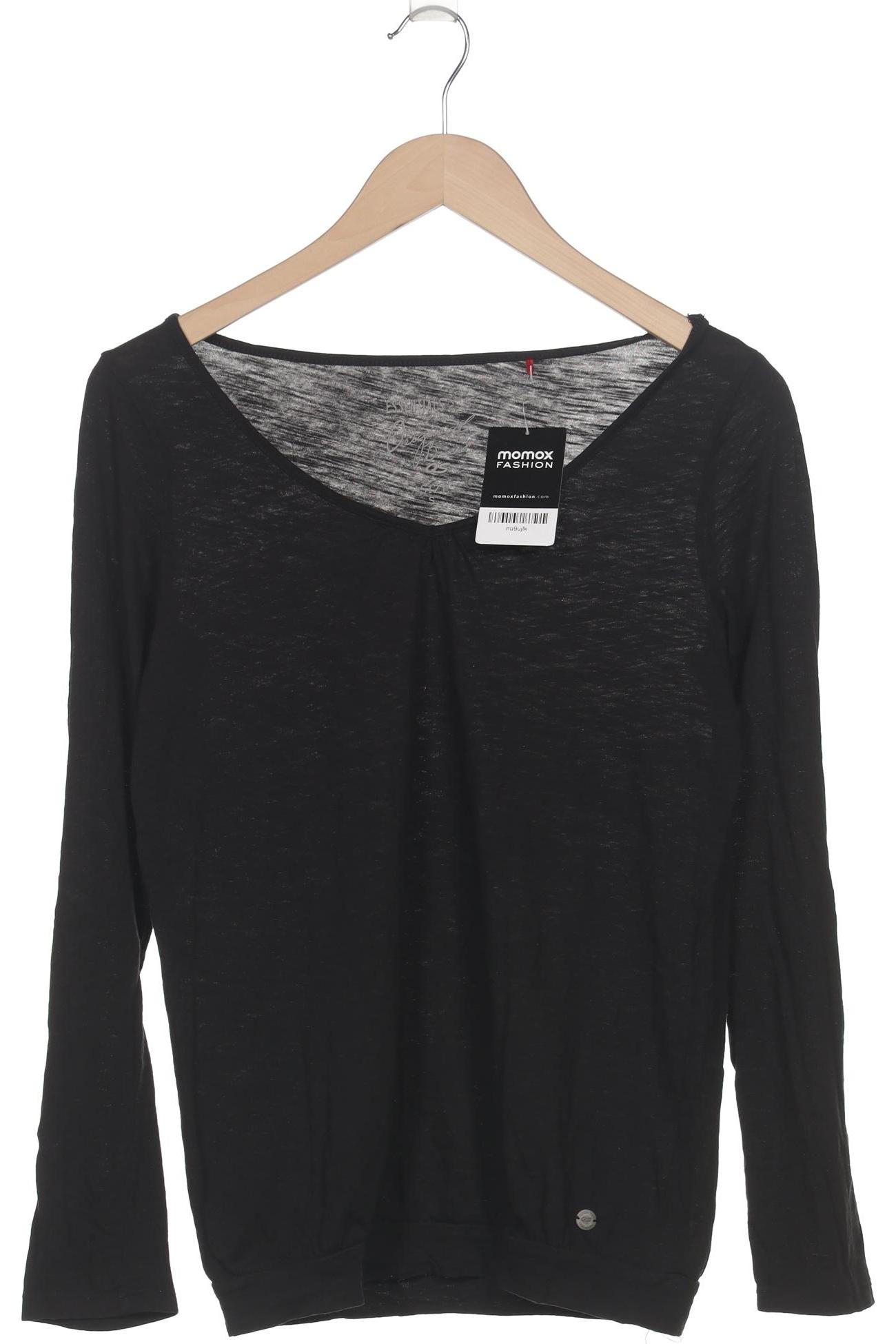 

QS by s.Oliver Damen Langarmshirt, schwarz, Gr. 36