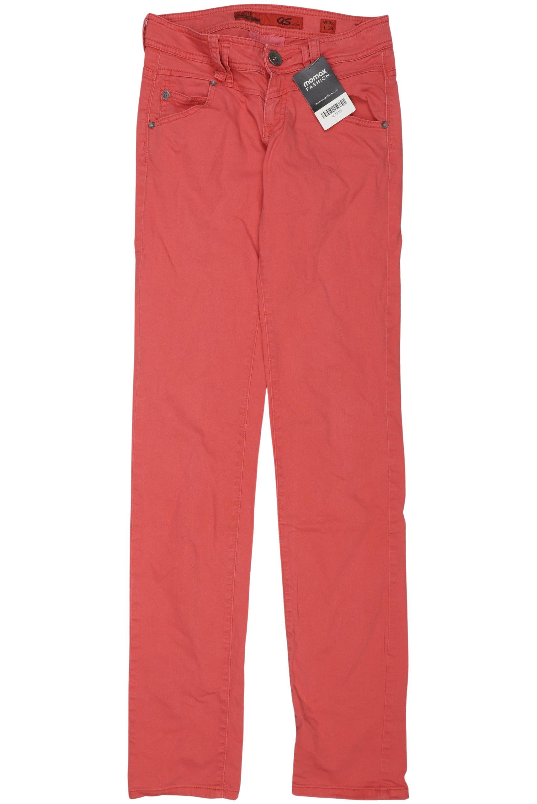 

QS by s.Oliver Damen Jeans, rot, Gr. 32