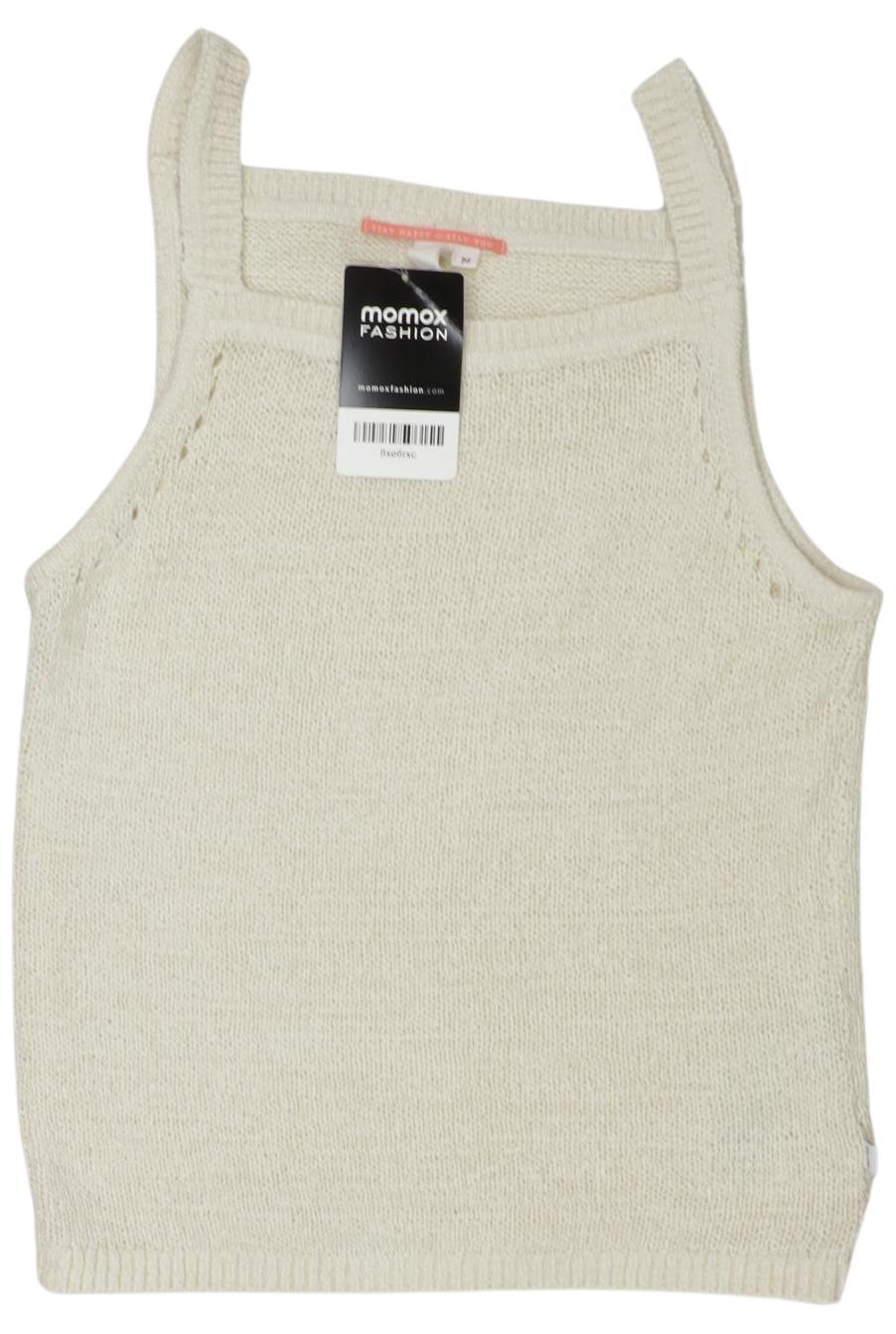 

QS by s.Oliver Damen Top, cremeweiß, Gr. 38