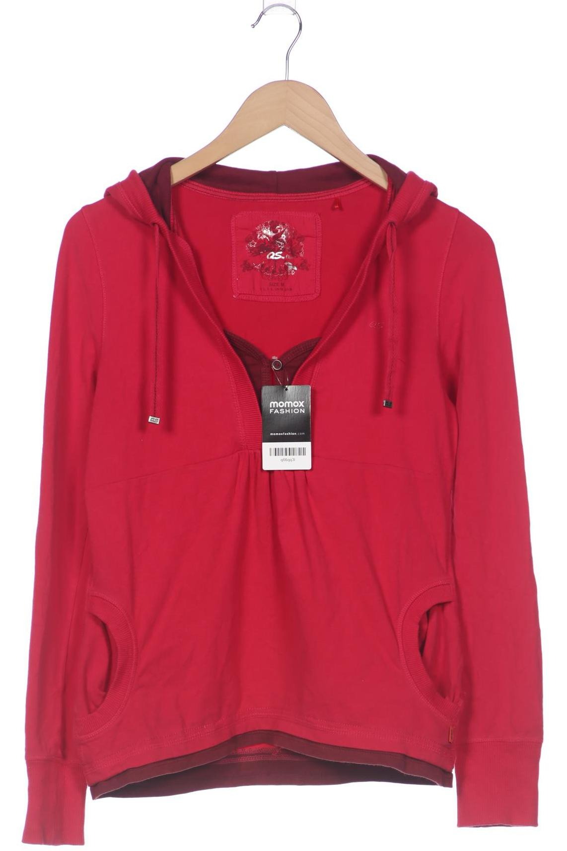 

QS by s.Oliver Damen Kapuzenpullover, rot, Gr. 38