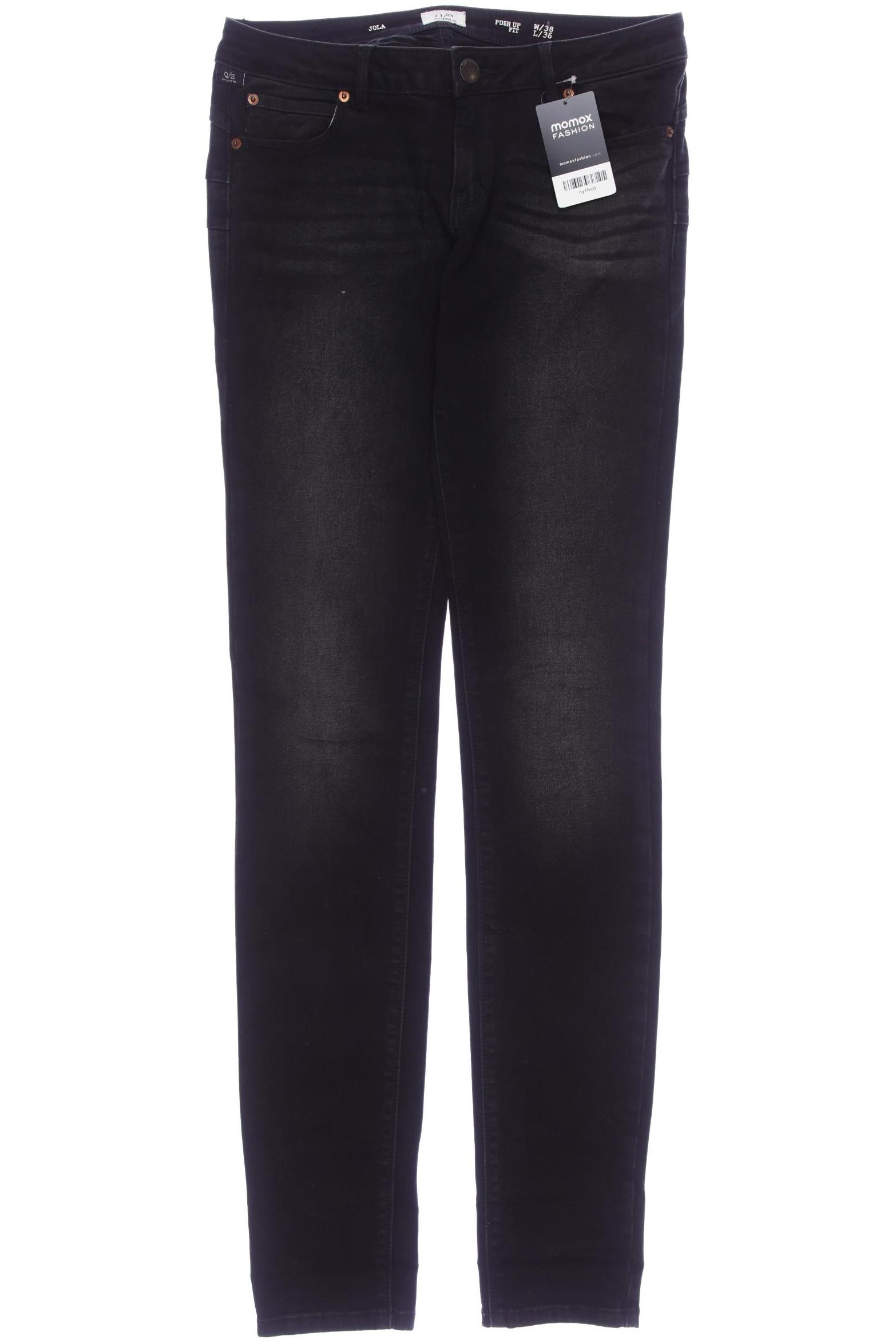 

QS by s.Oliver Damen Jeans, schwarz, Gr. 38
