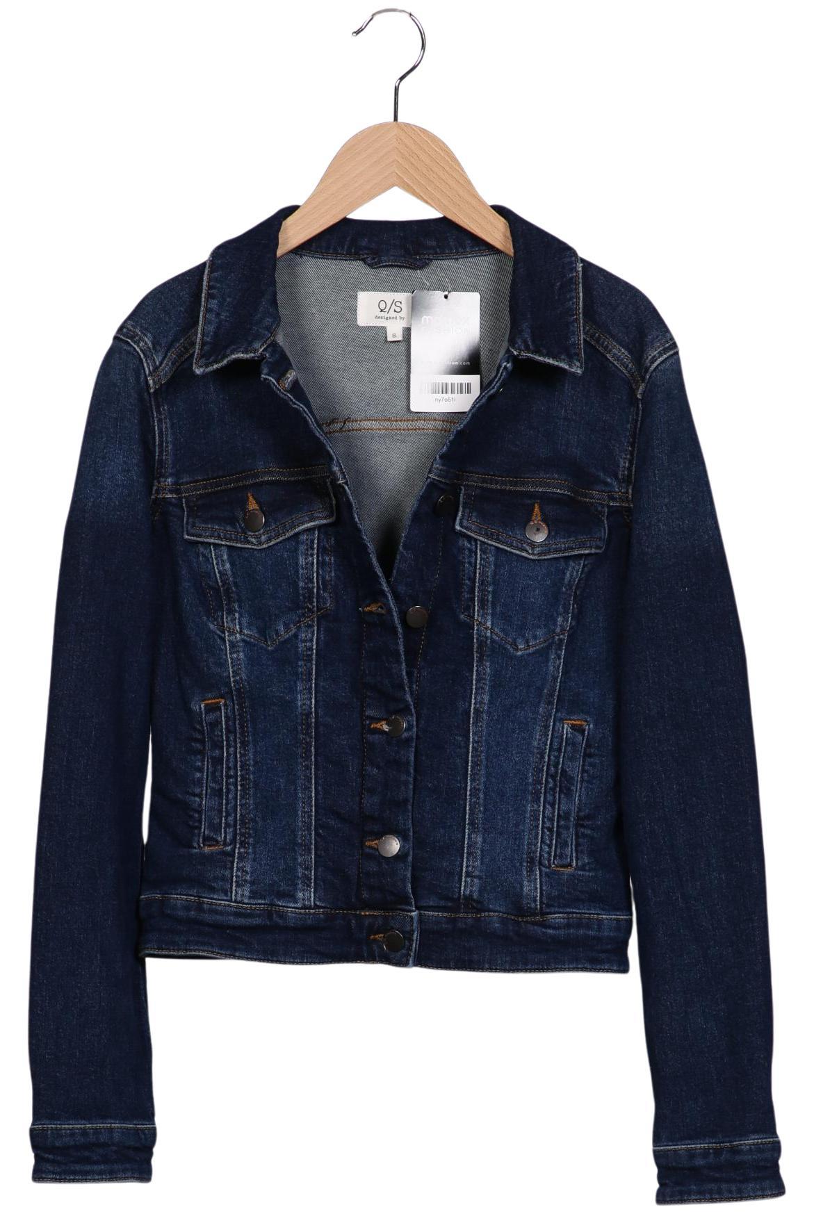 

QS by s.Oliver Damen Jacke, marineblau, Gr. 36