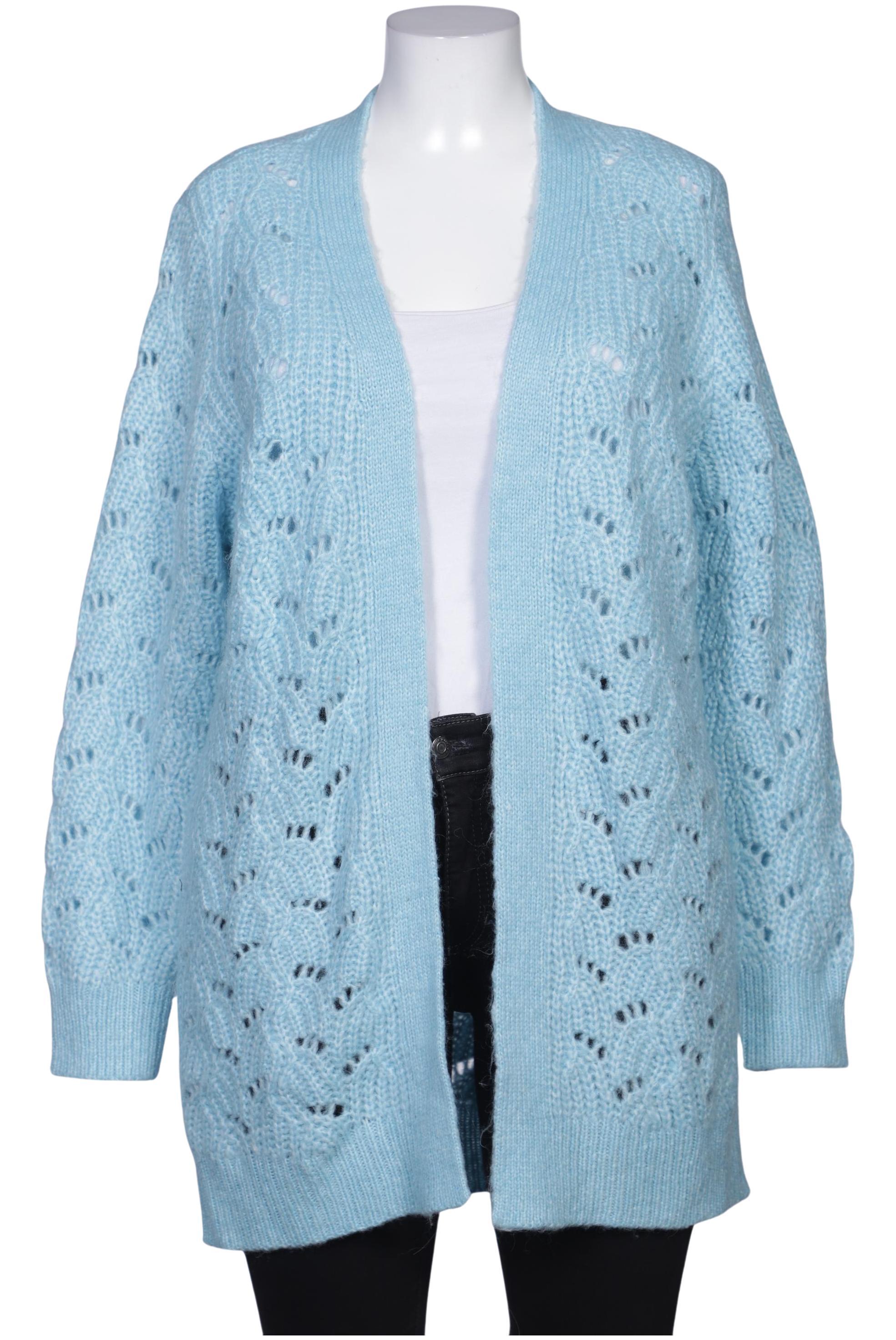 

QS by s.Oliver Damen Strickjacke, hellblau, Gr. 44