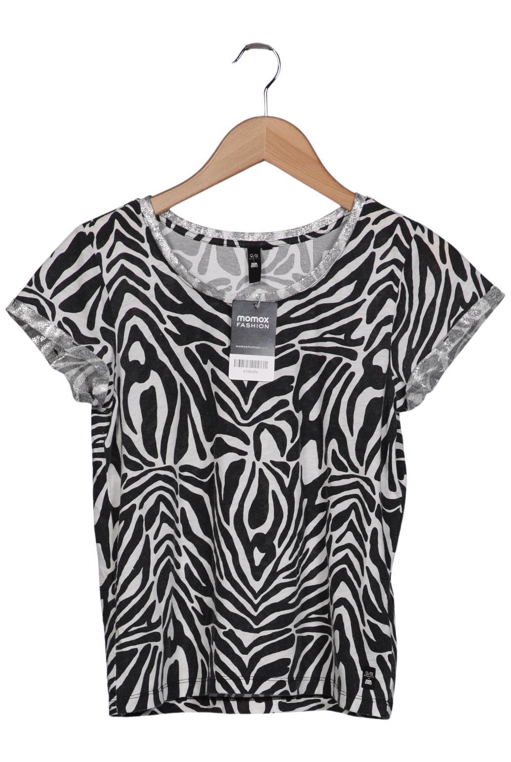 

QS by s.Oliver Damen T-Shirt, mehrfarbig, Gr. 34