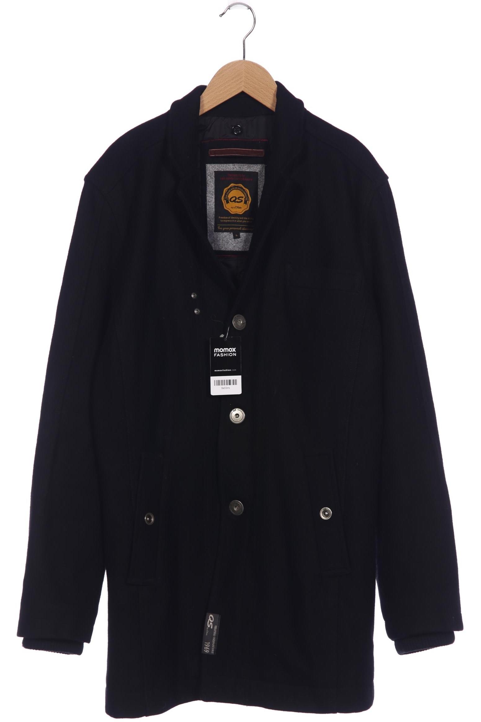 Thumbnail - QS by s.Oliver Herren Mantel, schwarz, Gr. 52