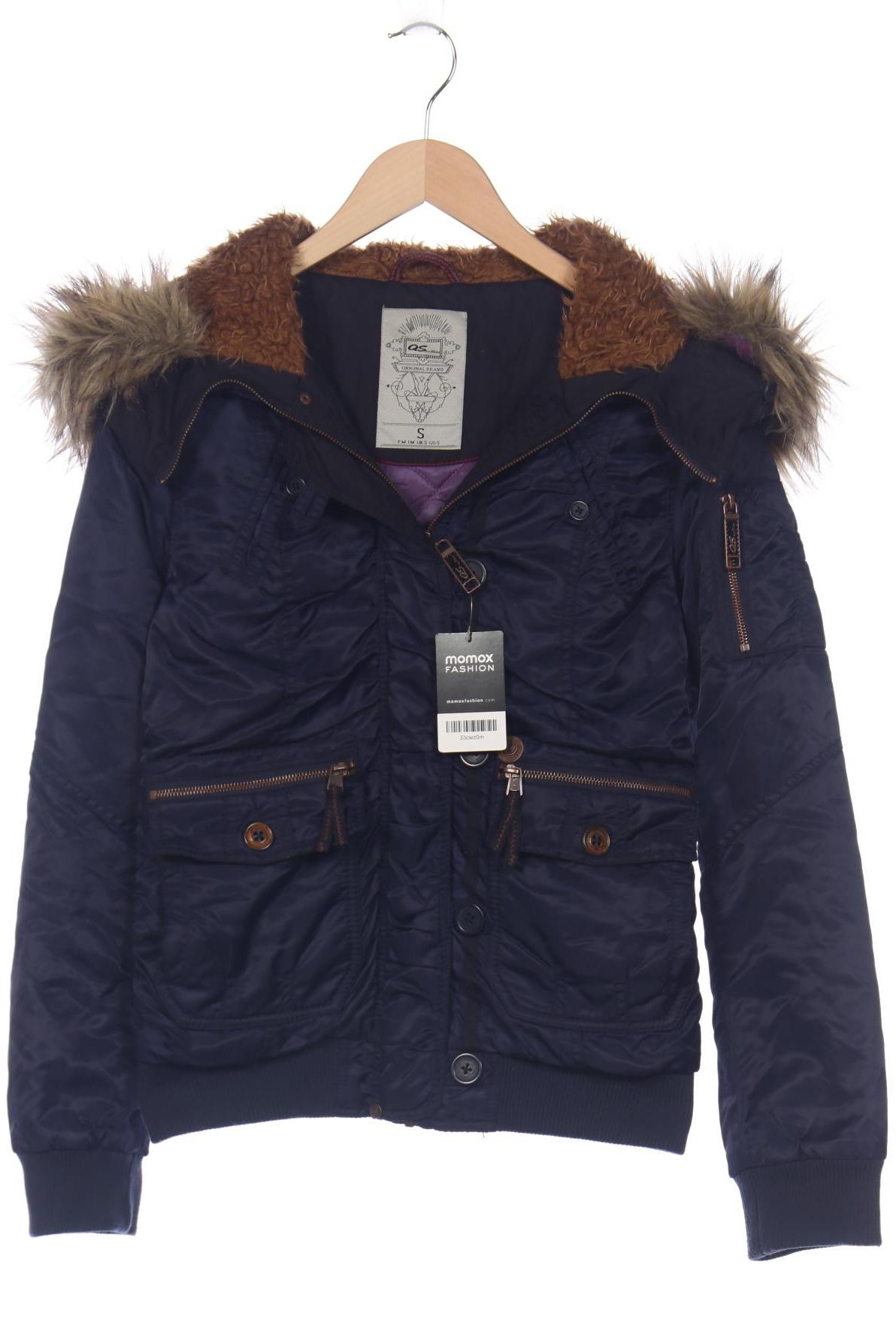 

QS by s.Oliver Damen Jacke, marineblau, Gr. 36