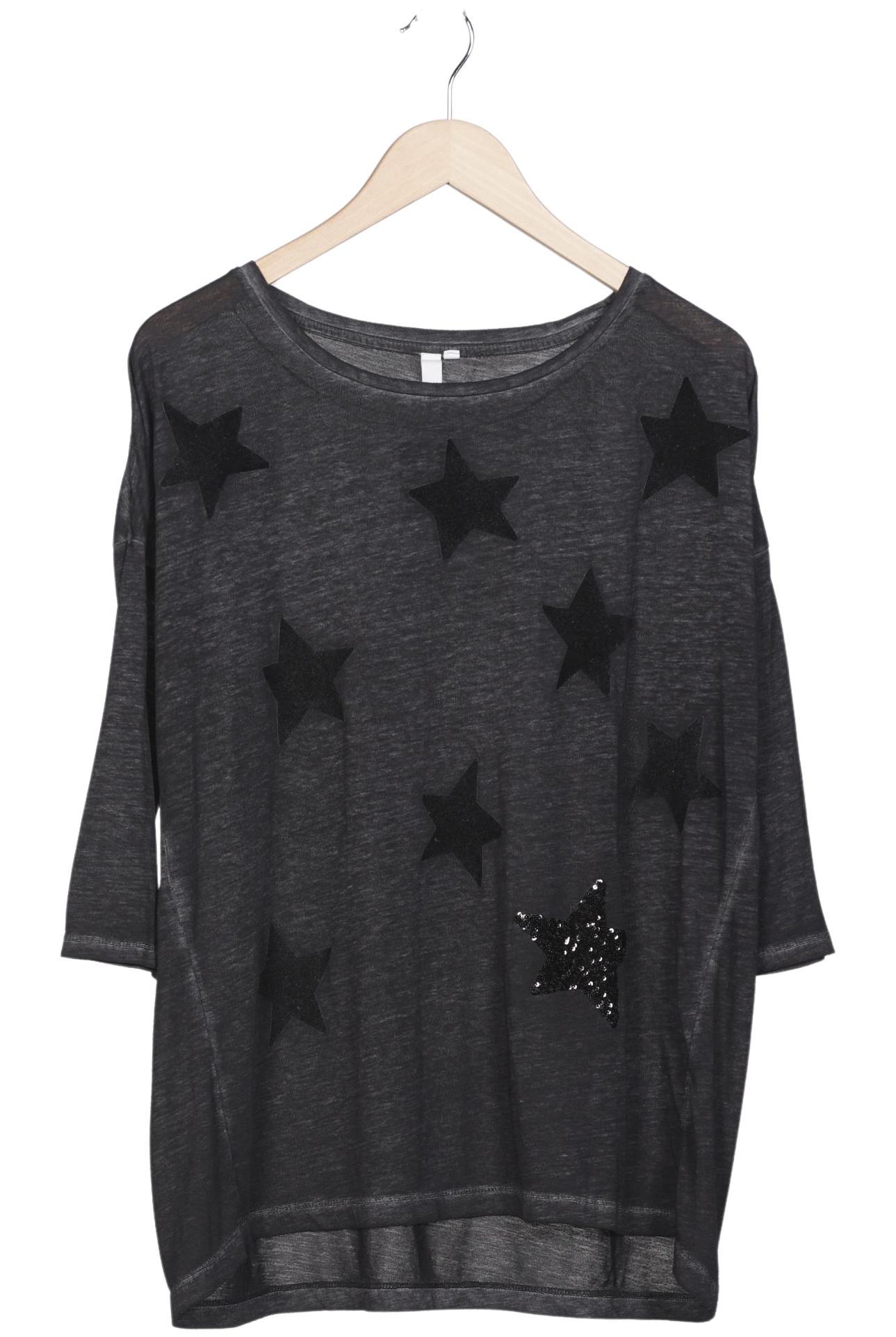 

QS by s.Oliver Damen Langarmshirt, grau, Gr. 42