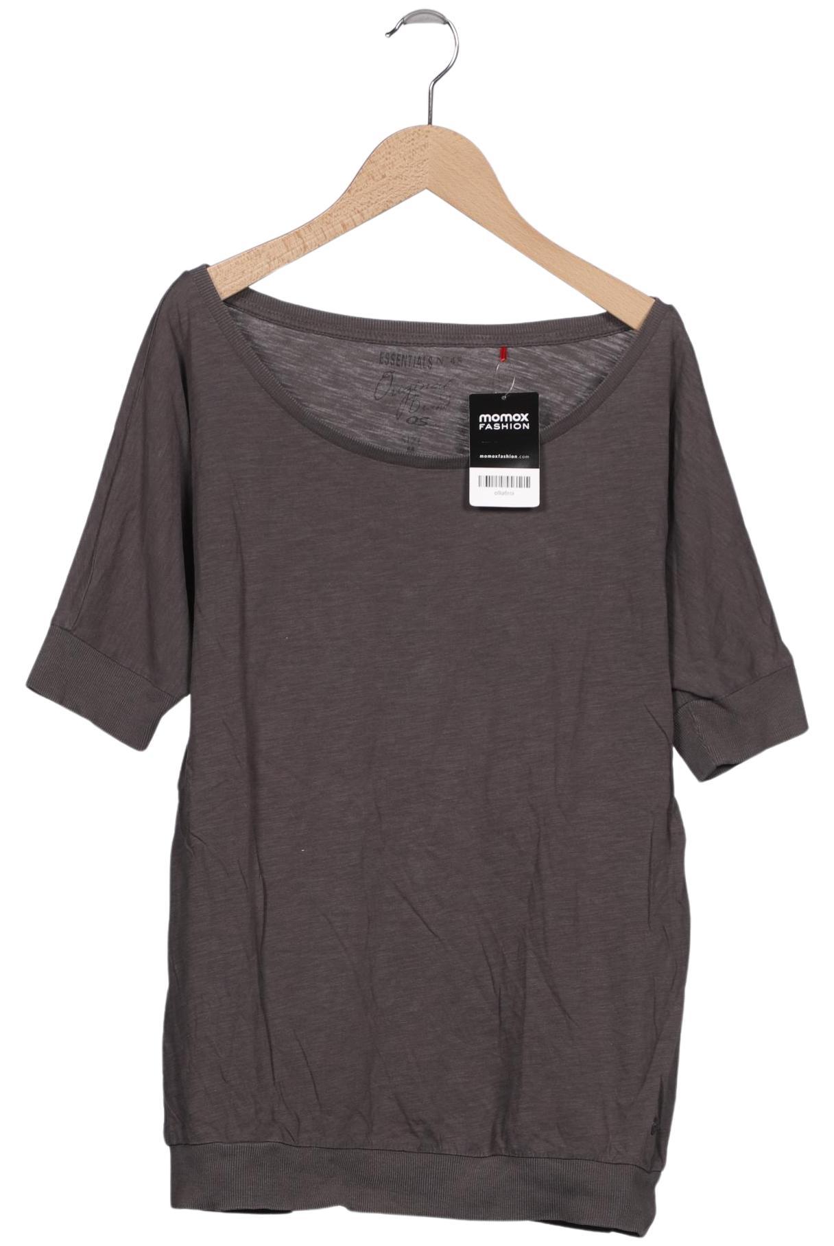 

QS by s.Oliver Damen T-Shirt, grau, Gr. 38
